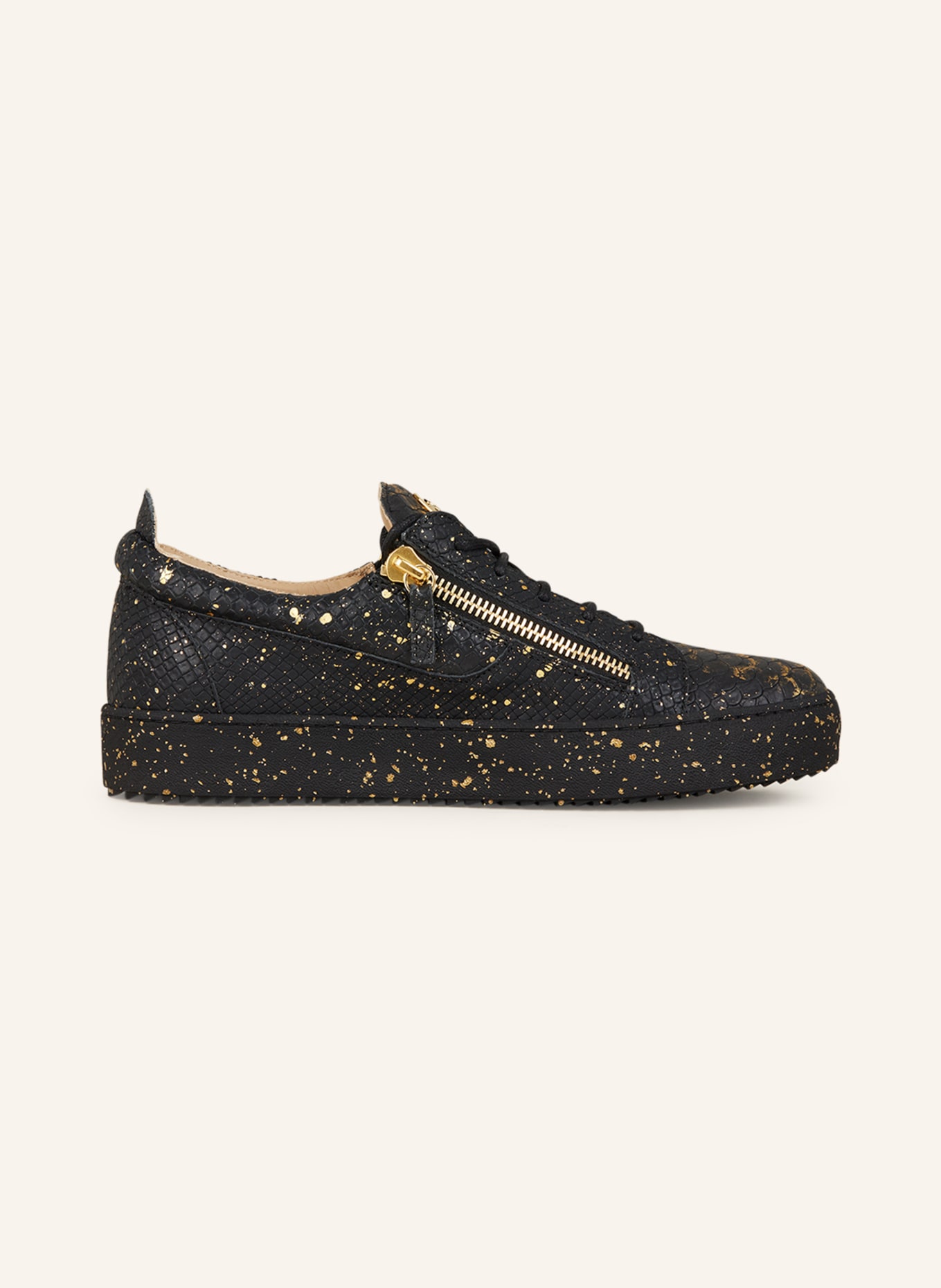 GIUSEPPE ZANOTTI DESIGN Sneakers FRANKIE, Color: BLACK/ GOLD (Image 5)