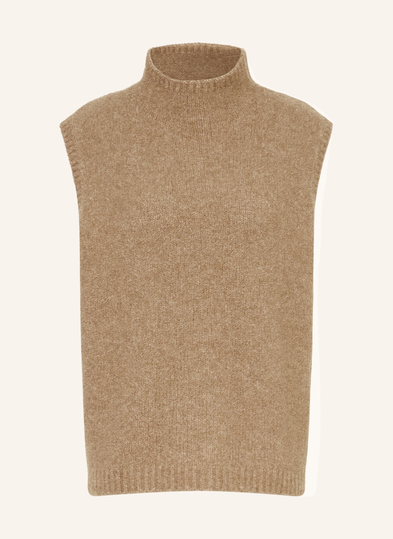 LISA YANG Cashmere sweater vest EMBER, Color: BEIGE (Image 1)