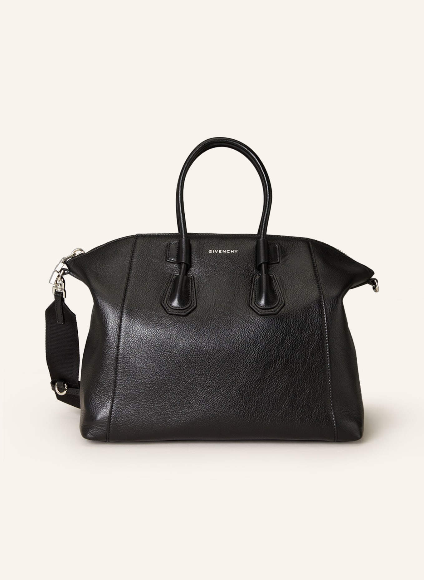 BRAND NEW - Medium Antigona black box smooth leather Givenchy bag + duster  bag | eBay