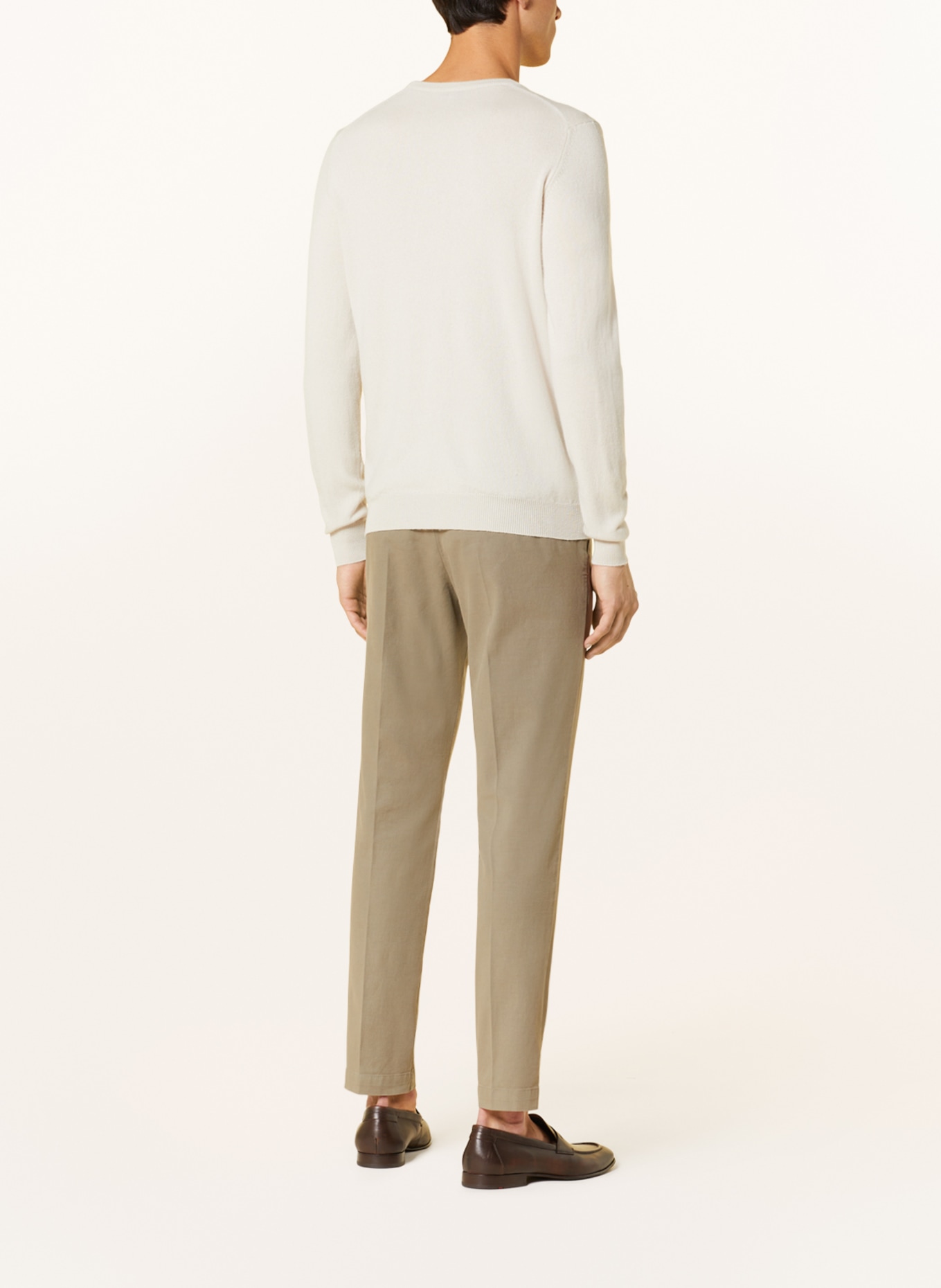 FEDELI Cashmere-Pullover, Farbe: CREME (Bild 3)