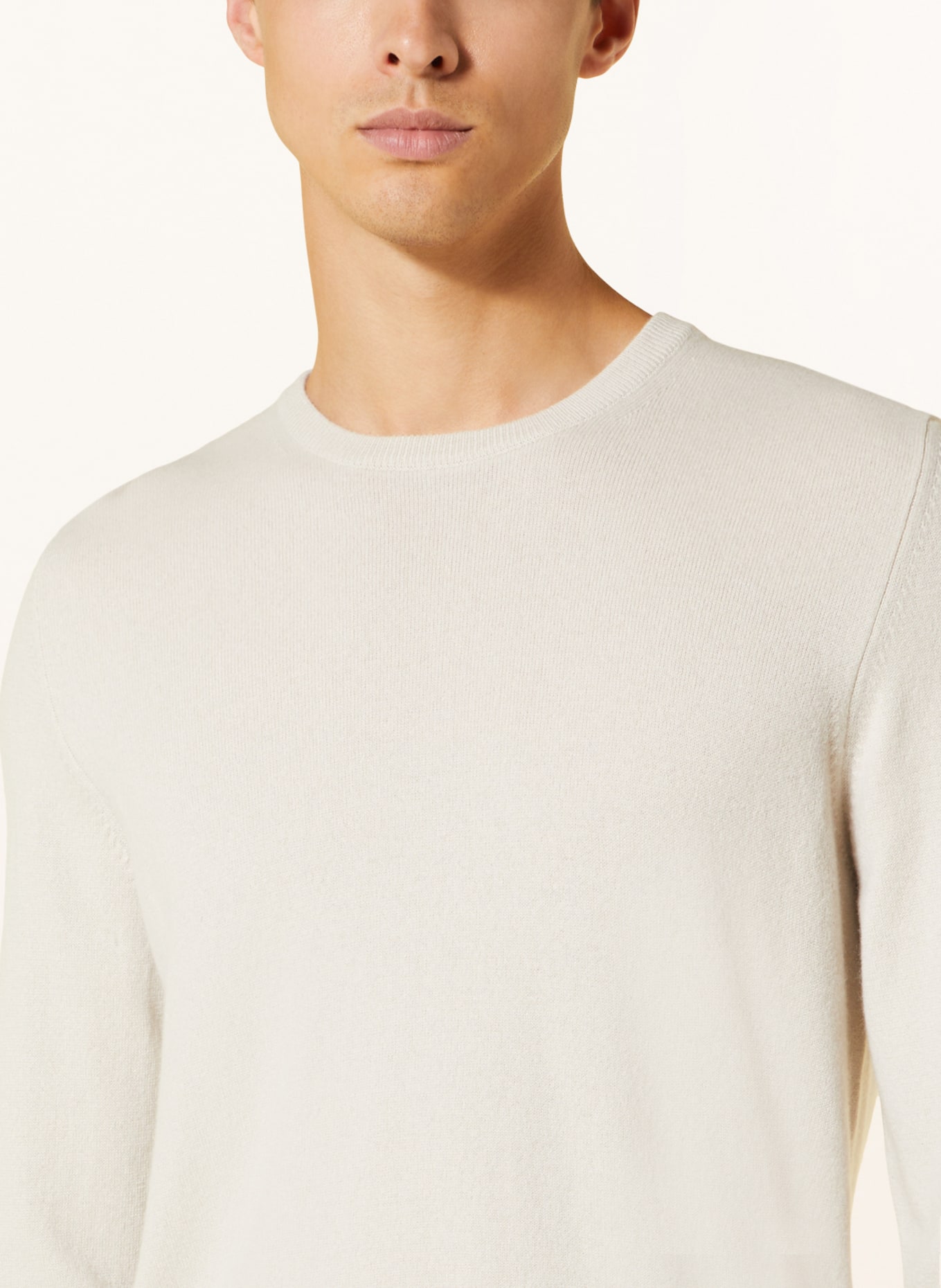 FEDELI Cashmere-Pullover, Farbe: CREME (Bild 4)