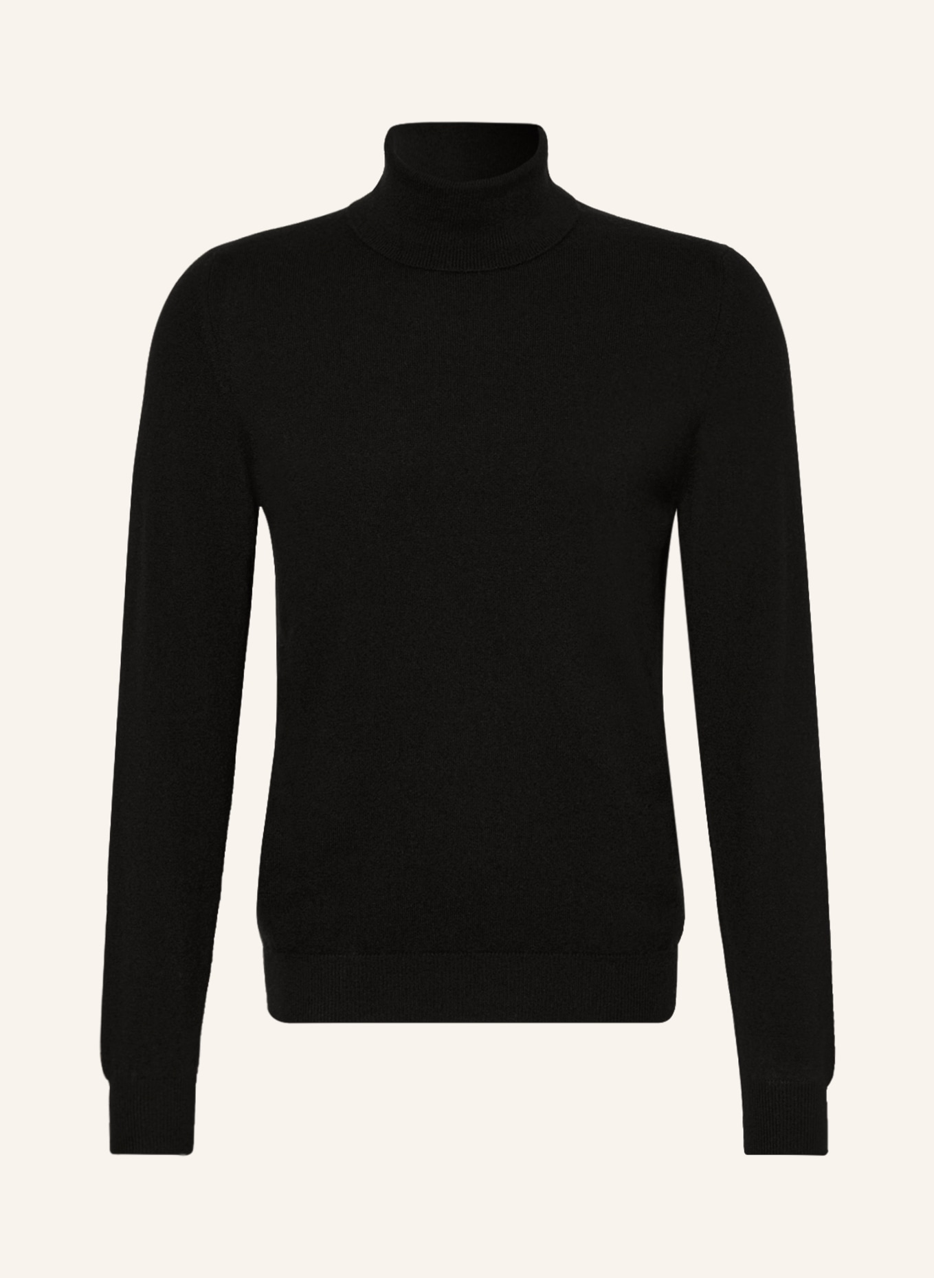 FEDELI Turtleneck sweater in cashmere, Color: BLACK (Image 1)
