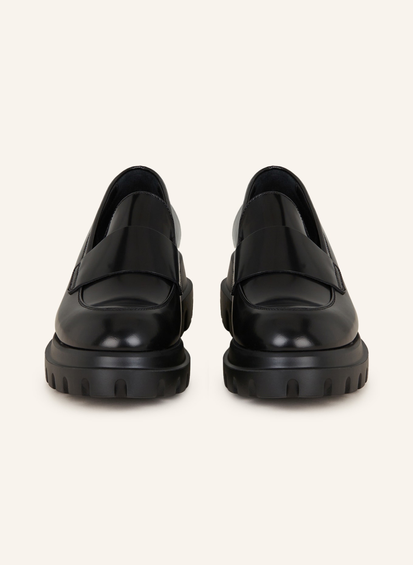 AGL Platform loafers IDA, Color: BLACK (Image 3)