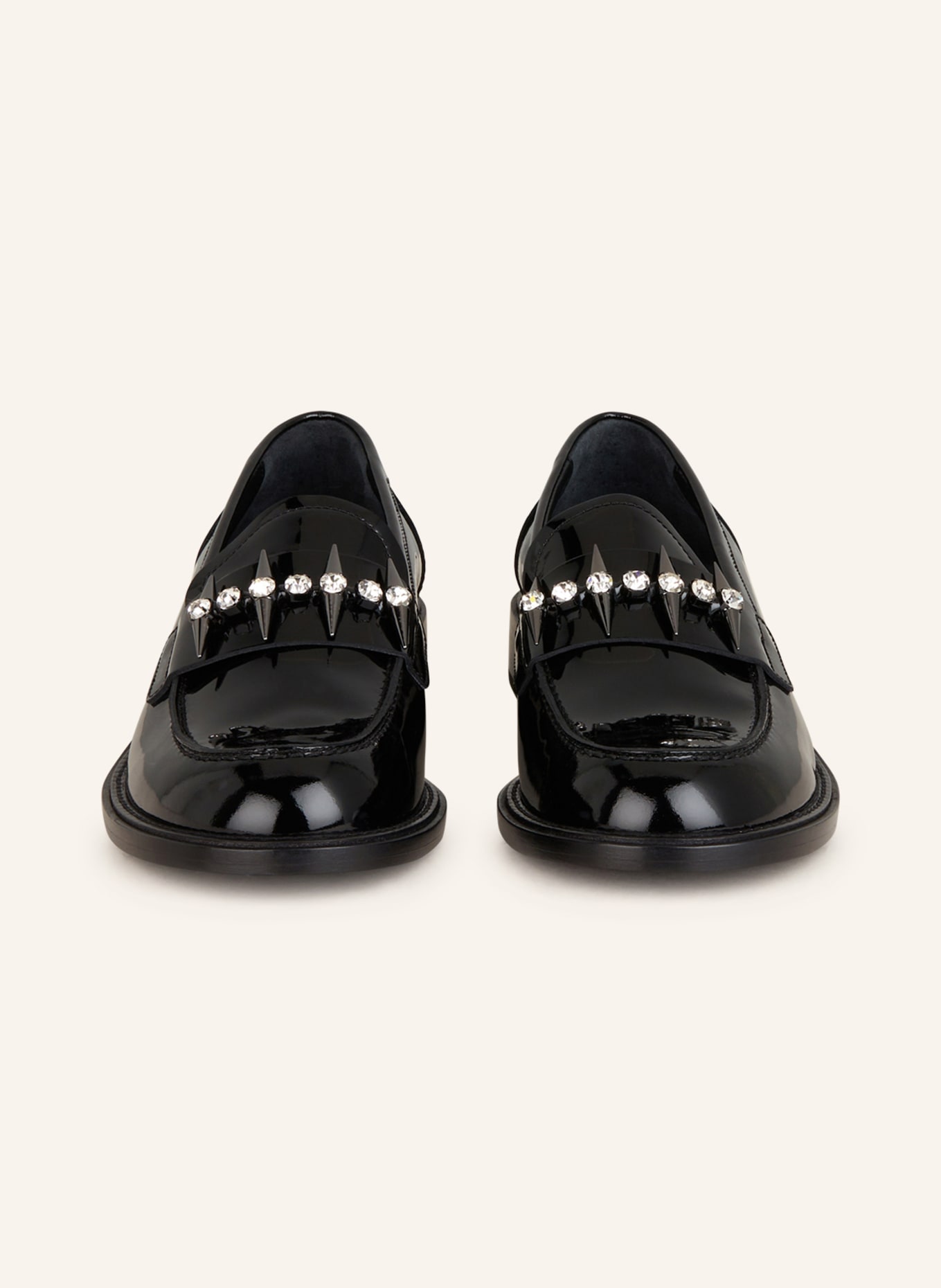 AGL Loafers LOLA SPIKE, Color: BLACK (Image 3)