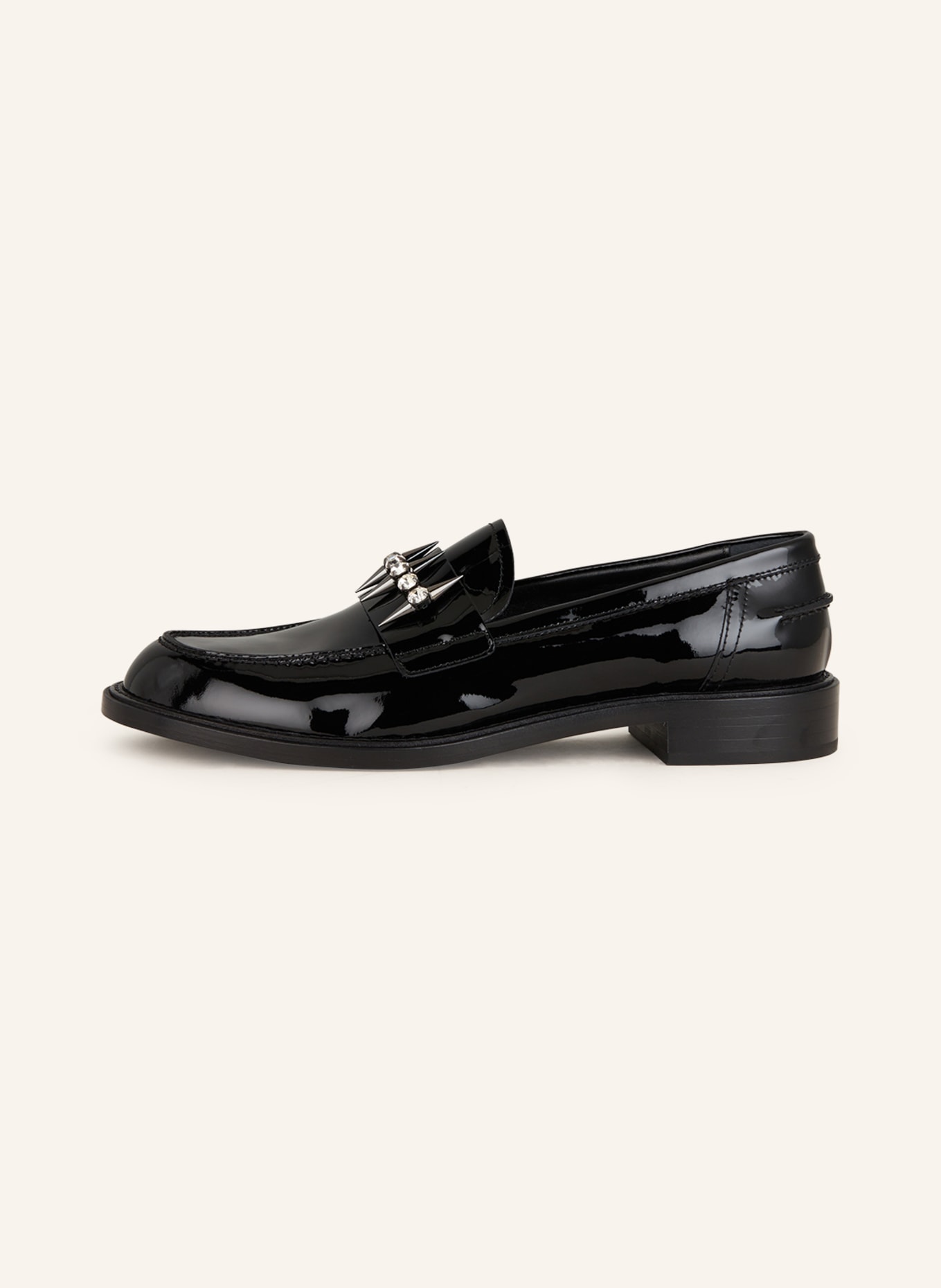 AGL Loafers LOLA SPIKE, Color: BLACK (Image 4)