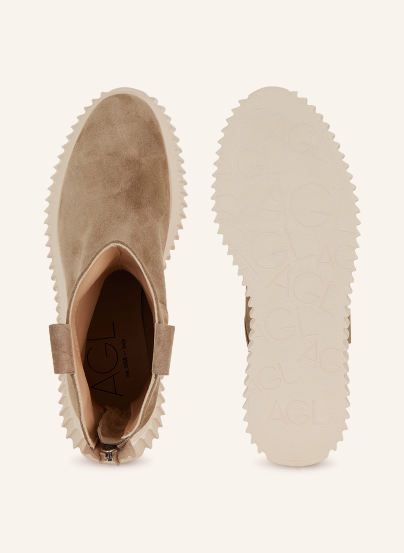 AGL Plateau-Boots MILAGROS, Farbe: TAUPE/ HELLROSA (Bild 5)