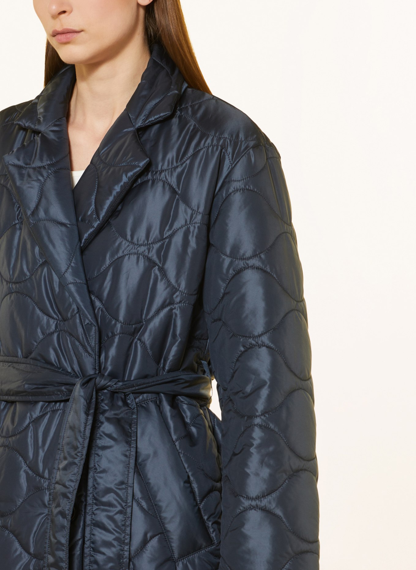 Marc O'Polo Quilted coat, Color: DARK BLUE (Image 4)