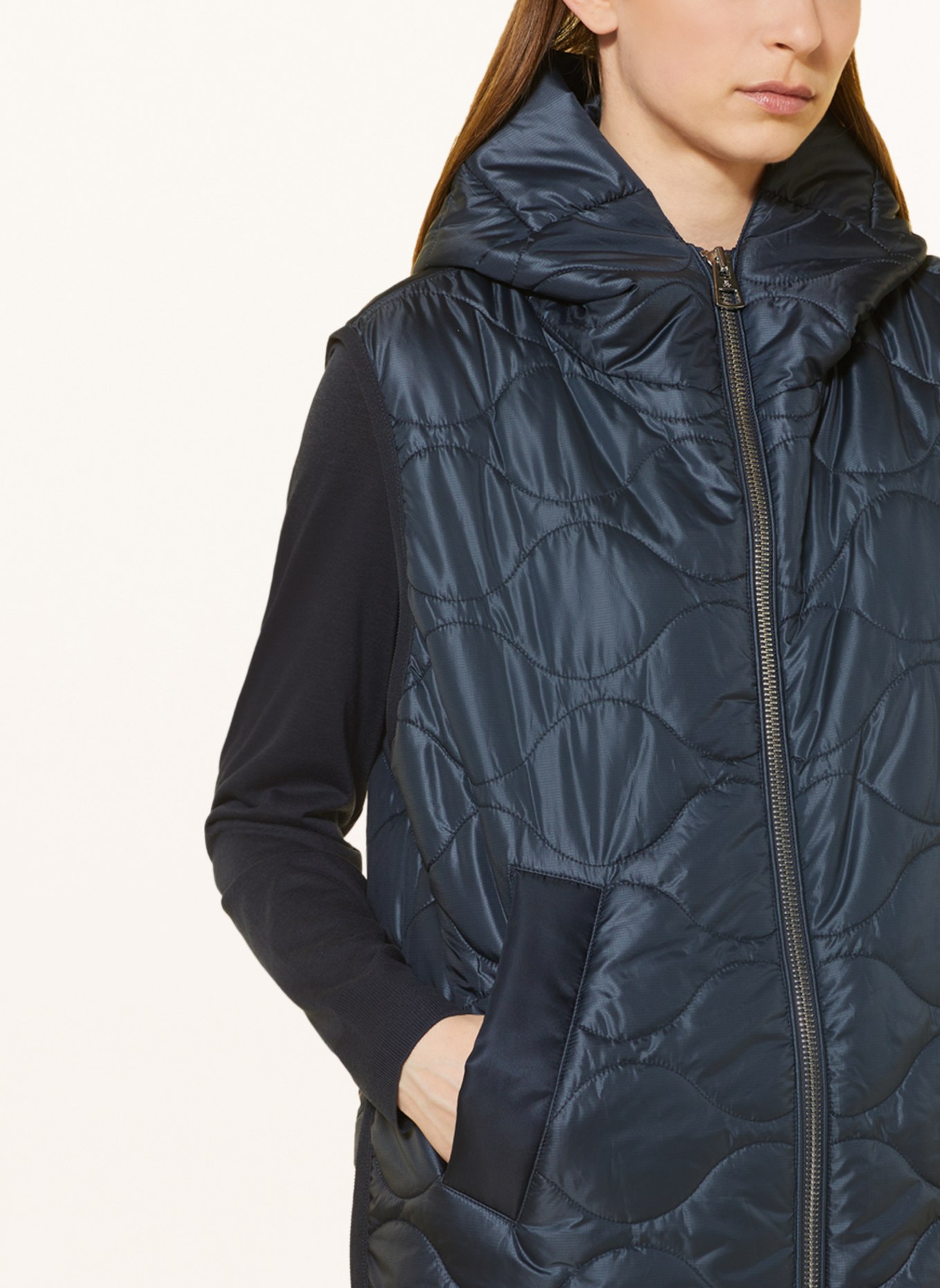 Marc O'Polo Quilted vest, Color: DARK BLUE (Image 5)
