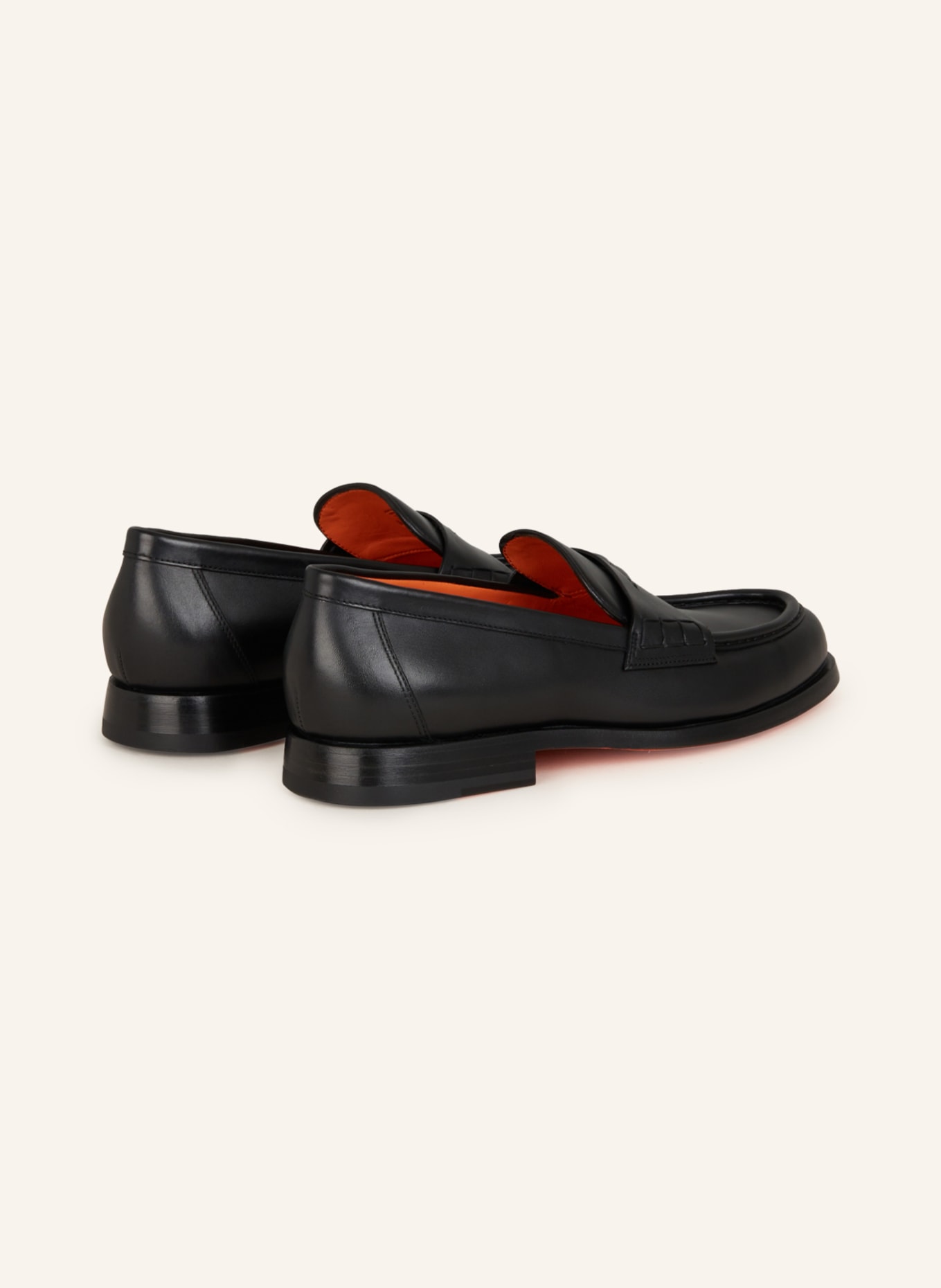 Santoni Penny loafers, Color: BLACK (Image 2)