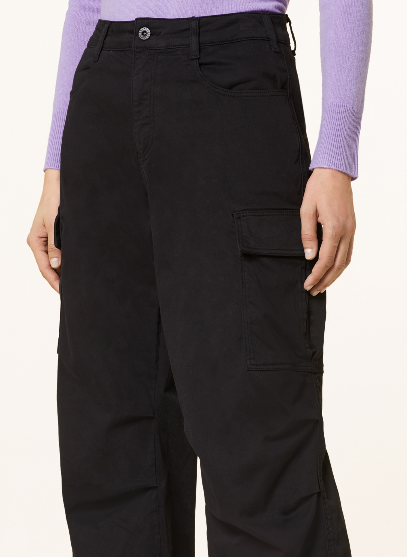 AG Jeans Cargohose PAPERMOON: SCHWARZ