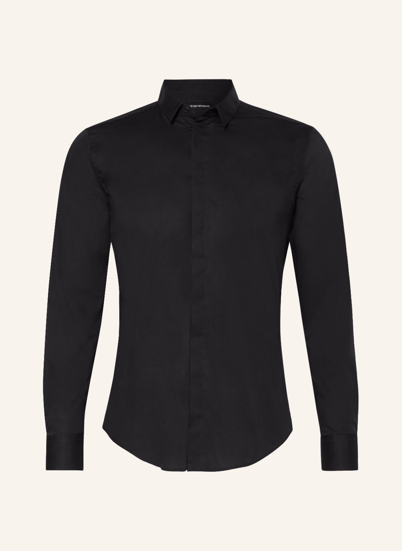 EMPORIO ARMANI Shirt extra slim fit, Color: BLACK (Image 1)