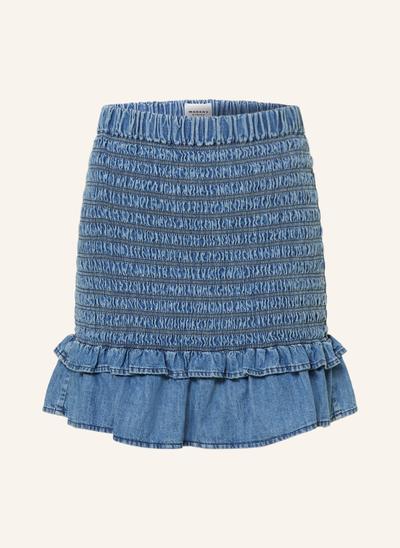MARANT ÉTOILE Denim skirt DORELA, Color: 30LU LIGHT BLUE (Image 1)