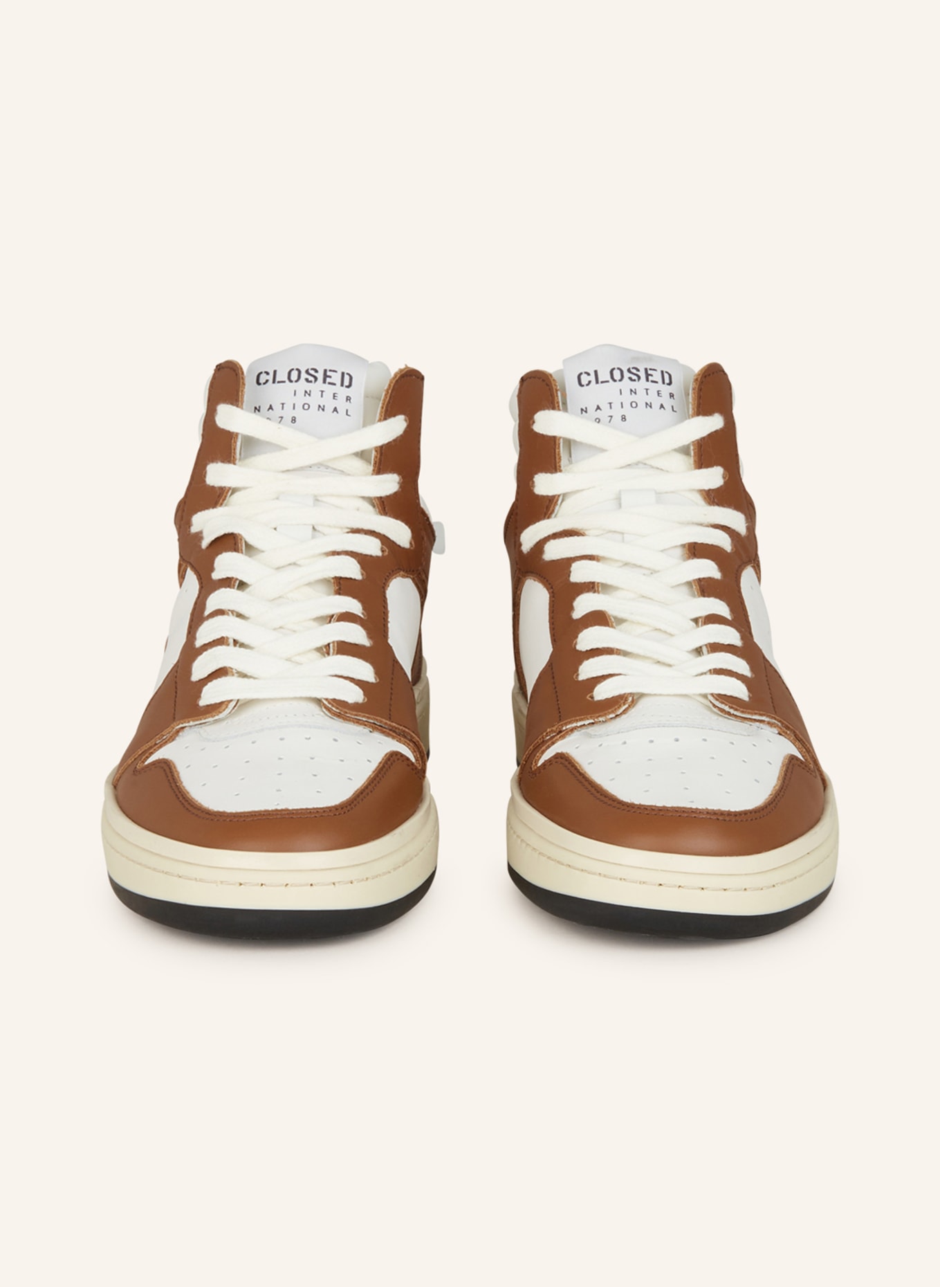 CLOSED Hightop-Sneaker, Farbe: BRAUN/ WEISS (Bild 3)