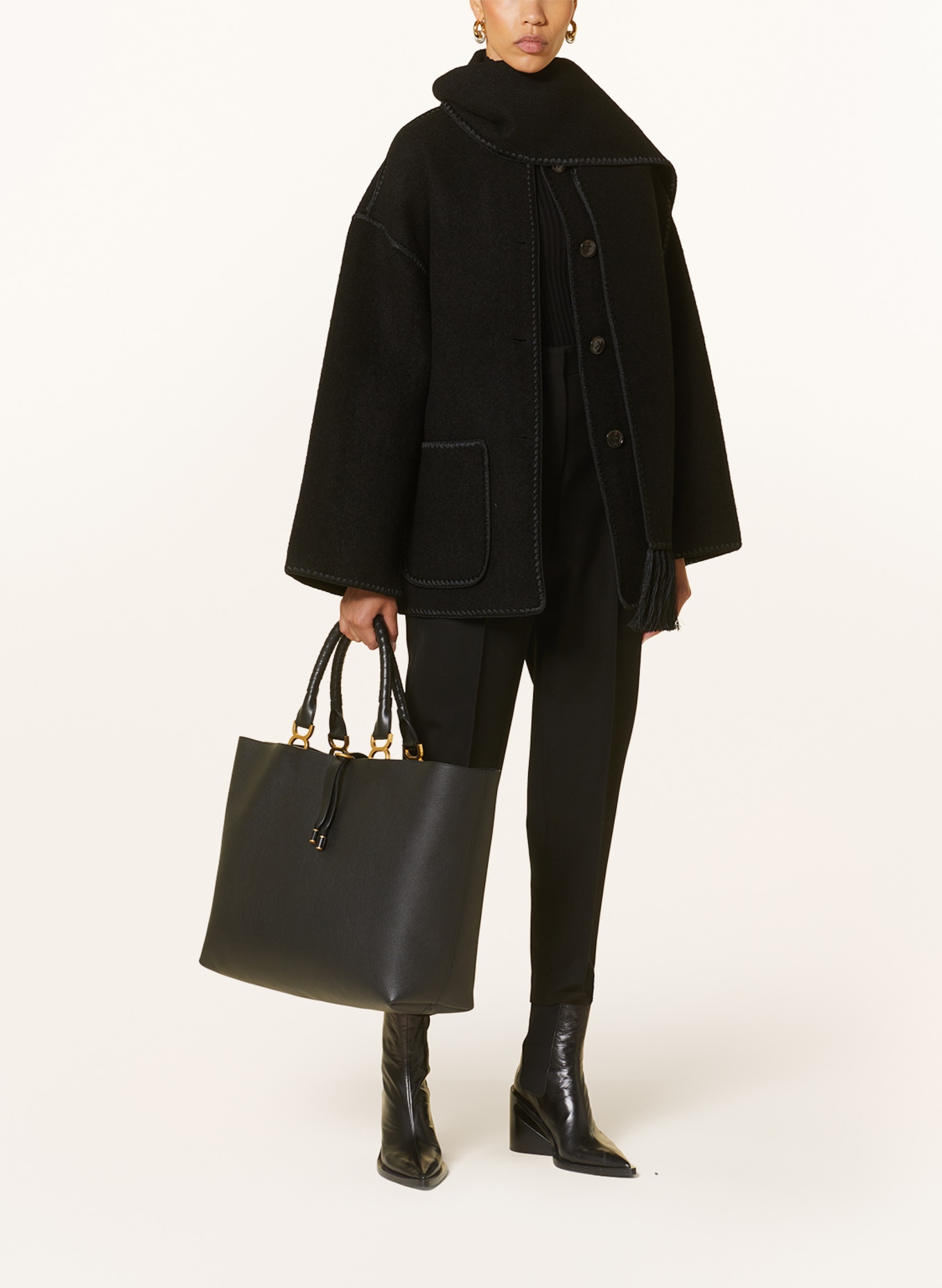 Chloé Shopper MARCIE, Farbe: BLACK (Bild 4)