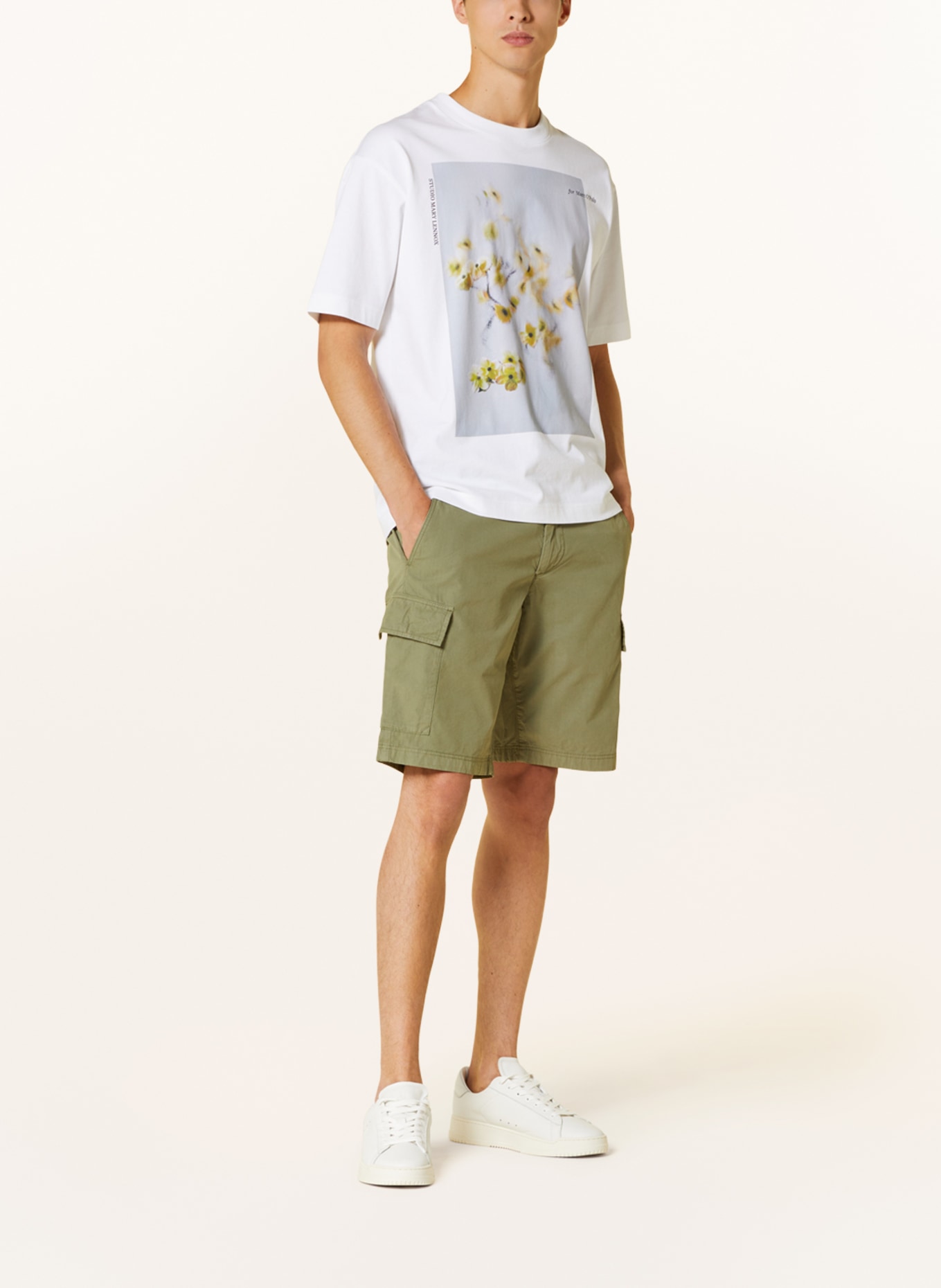 Marc O'Polo Cargo shorts RESO Regular fit, Color: OLIVE (Image 2)