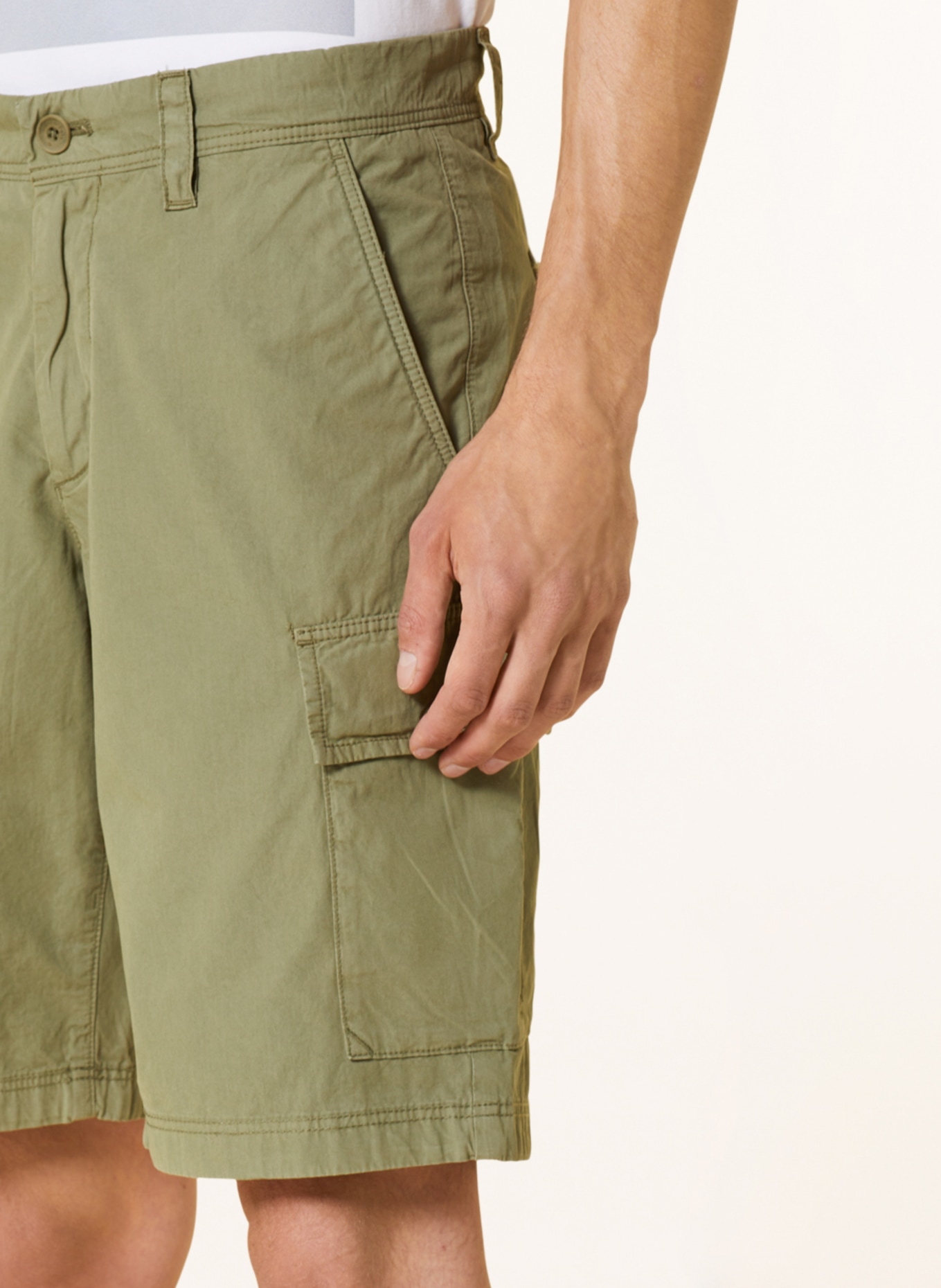 Marc O'Polo Cargo shorts RESO Regular fit, Color: OLIVE (Image 5)