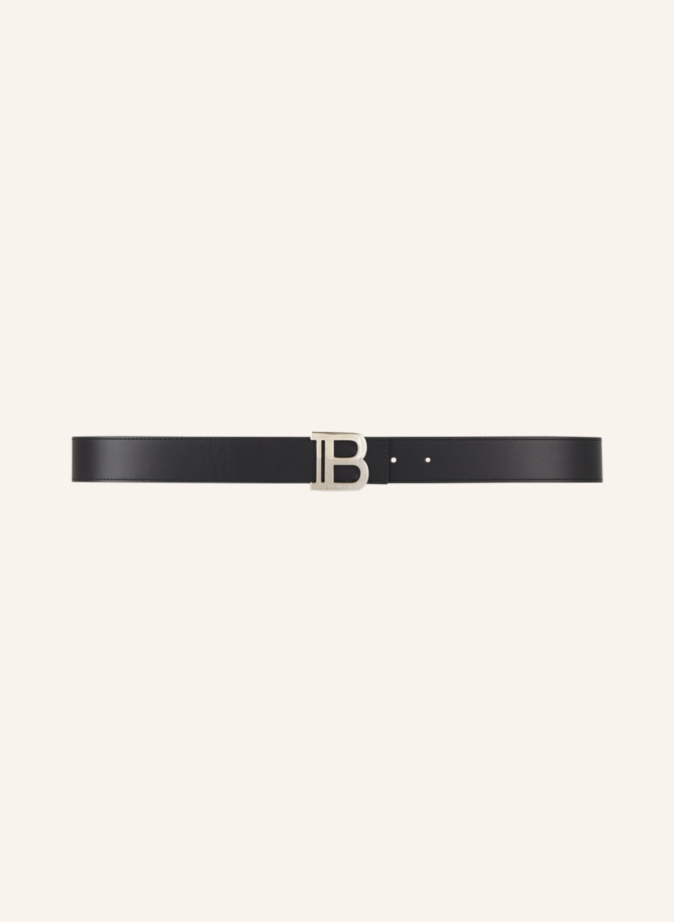 BALMAIN Leather belt, Color: BLACK (Image 2)