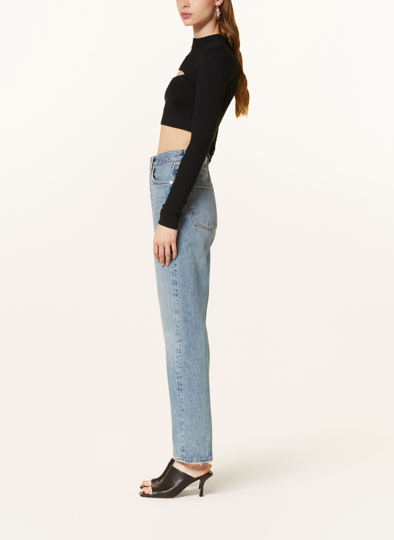AGOLDE Straight jeans 90'S PINCH WAIST, Color: Navigate light indigo (Image 4)