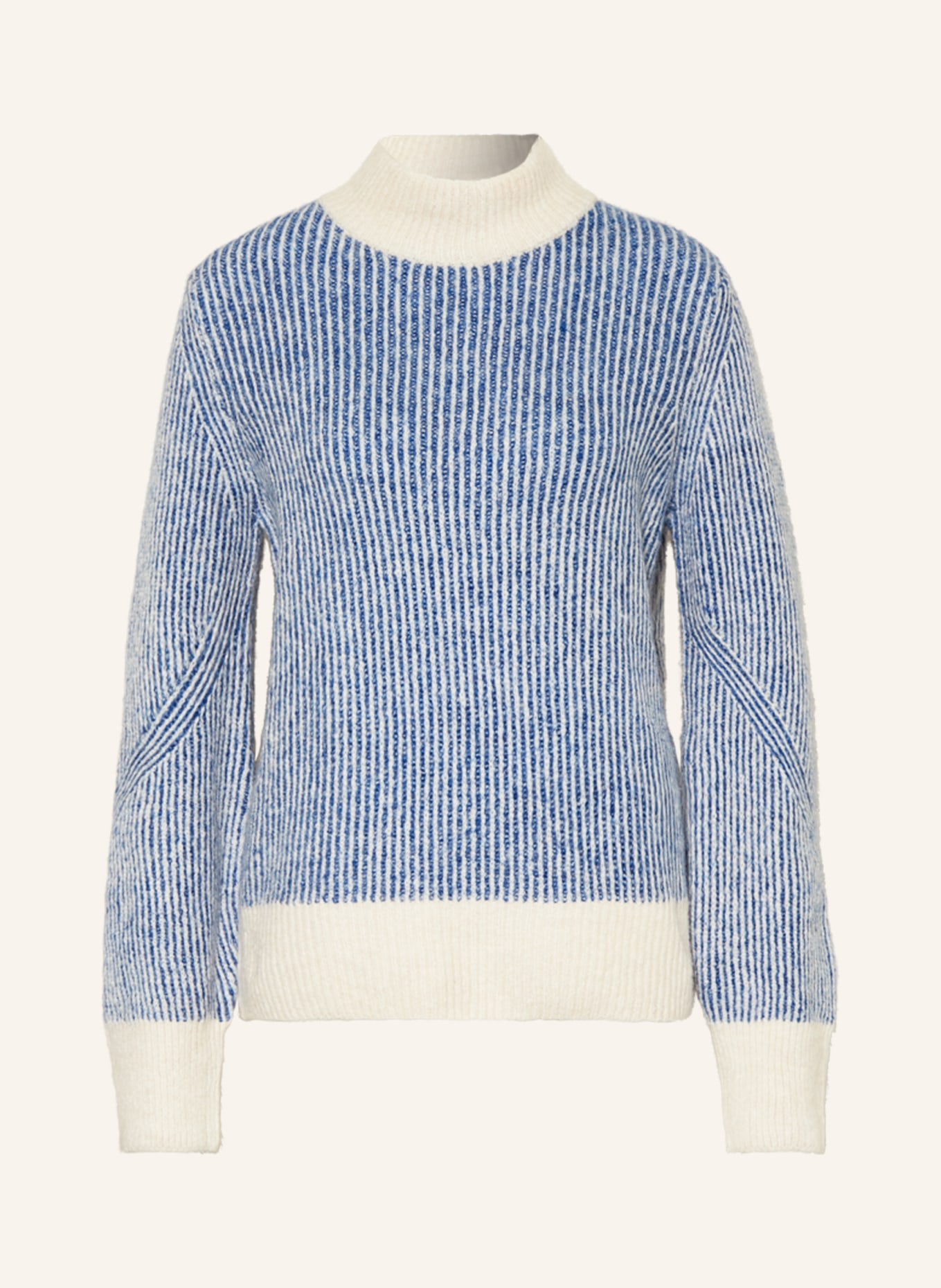 ICHI Sweater IHKAMARA, Color: LIGHT BLUE/ WHITE (Image 1)