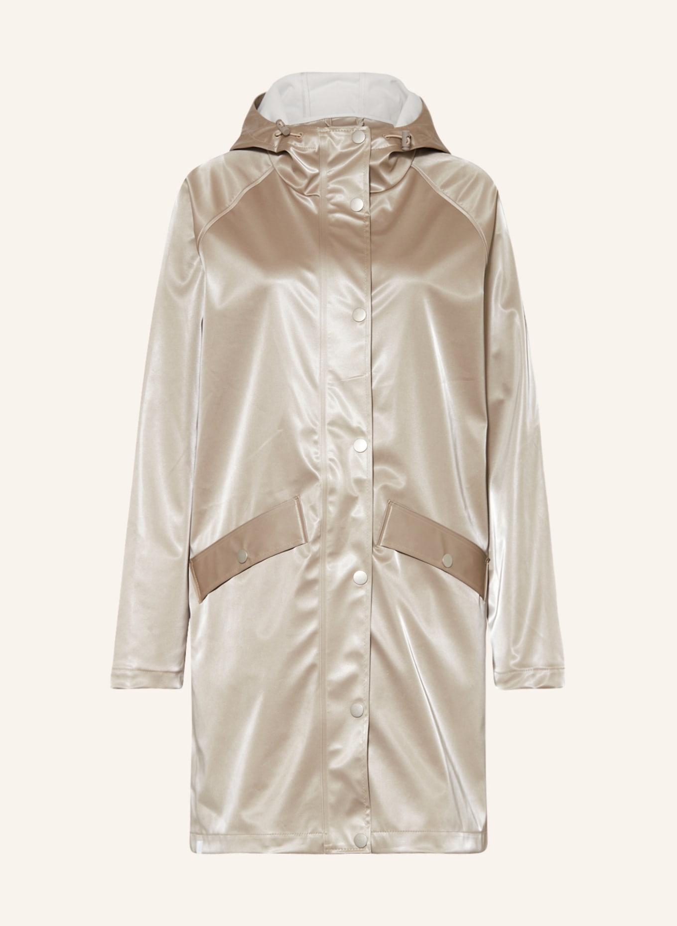 ICHI Raincoat IHTAZAMI, Color: BEIGE (Image 1)