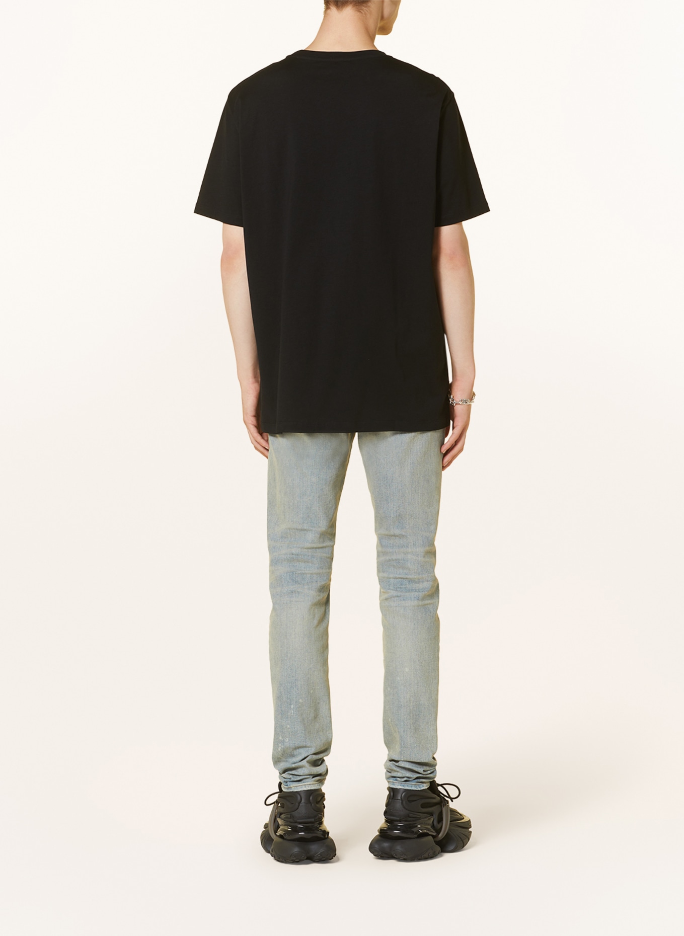 BALMAIN Oversized shirt, Color: BLACK (Image 3)
