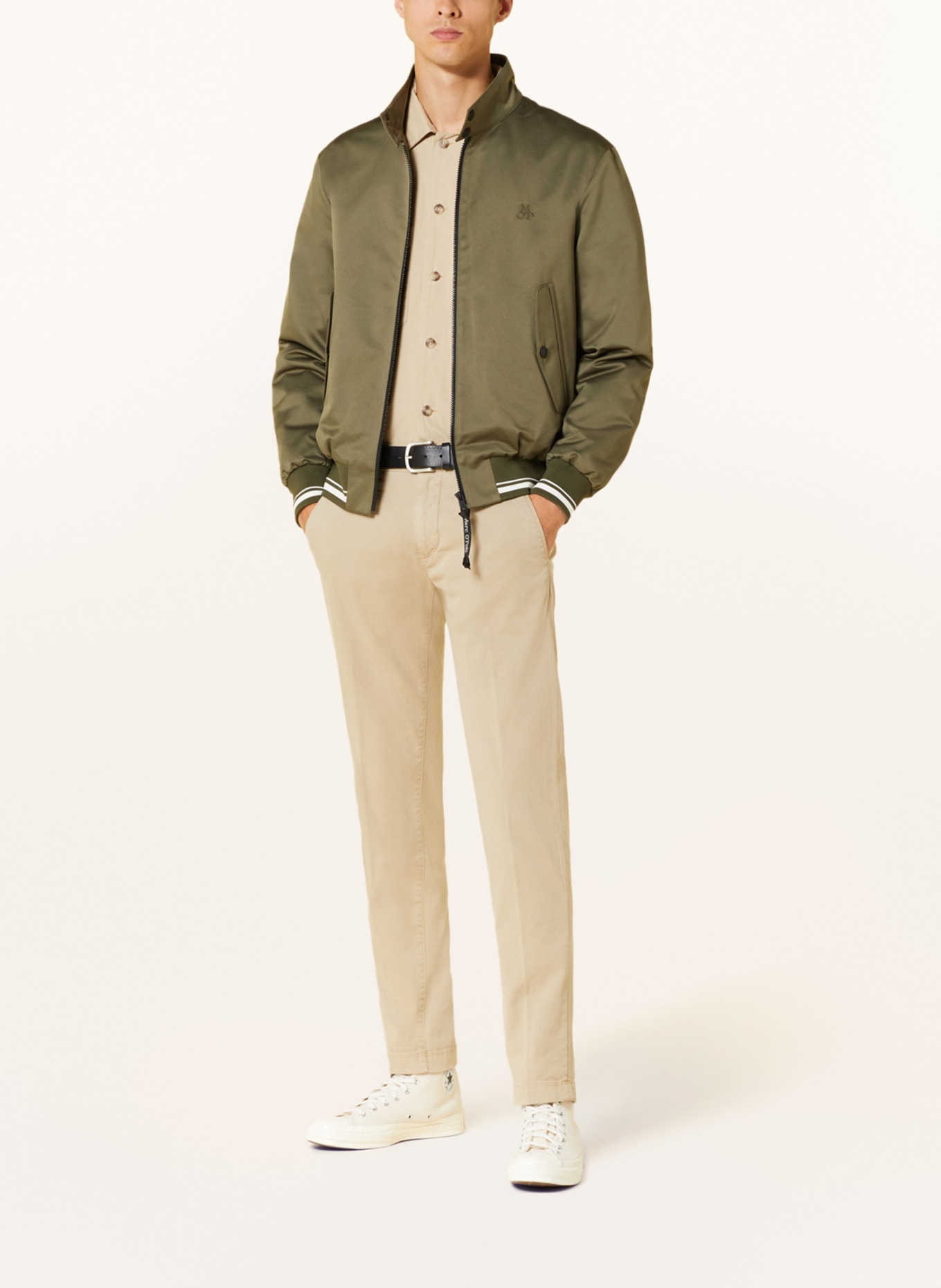 Marc O'Polo Bomber jacket, Color: OLIVE/ WHITE (Image 2)