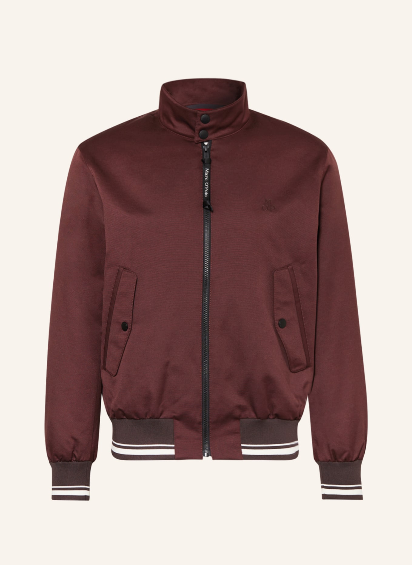 Marc O'Polo Bomber jacket, Color: DARK RED/ WHITE (Image 1)
