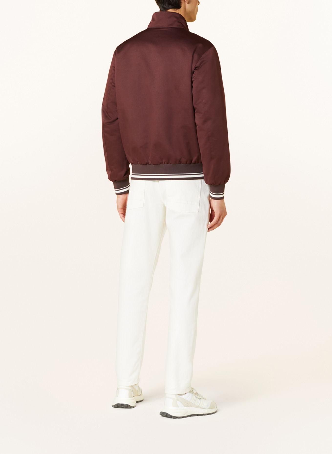 Marc O'Polo Bomber jacket, Color: DARK RED/ WHITE (Image 3)