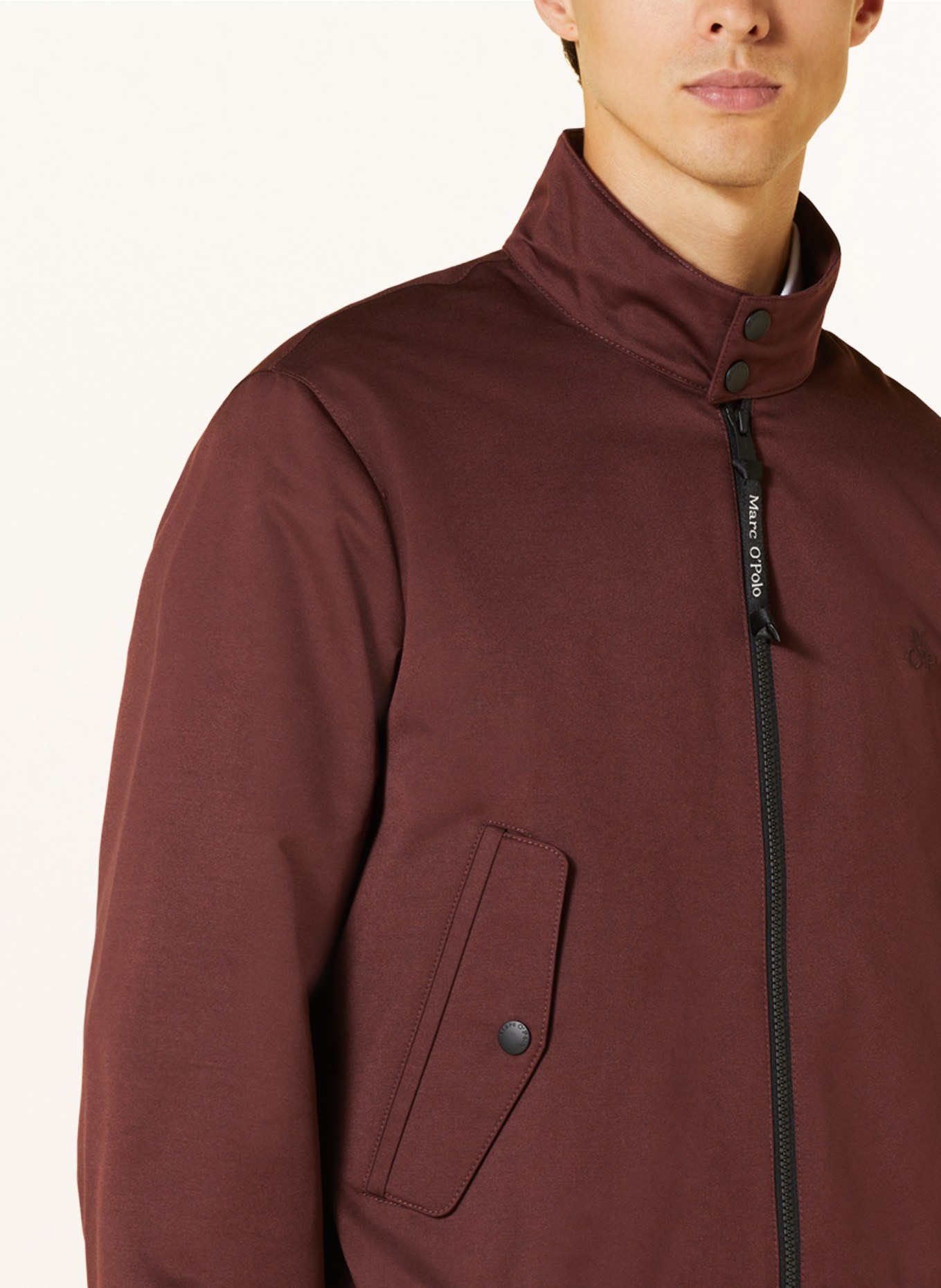 Marc O'Polo Bomber jacket, Color: DARK RED/ WHITE (Image 4)