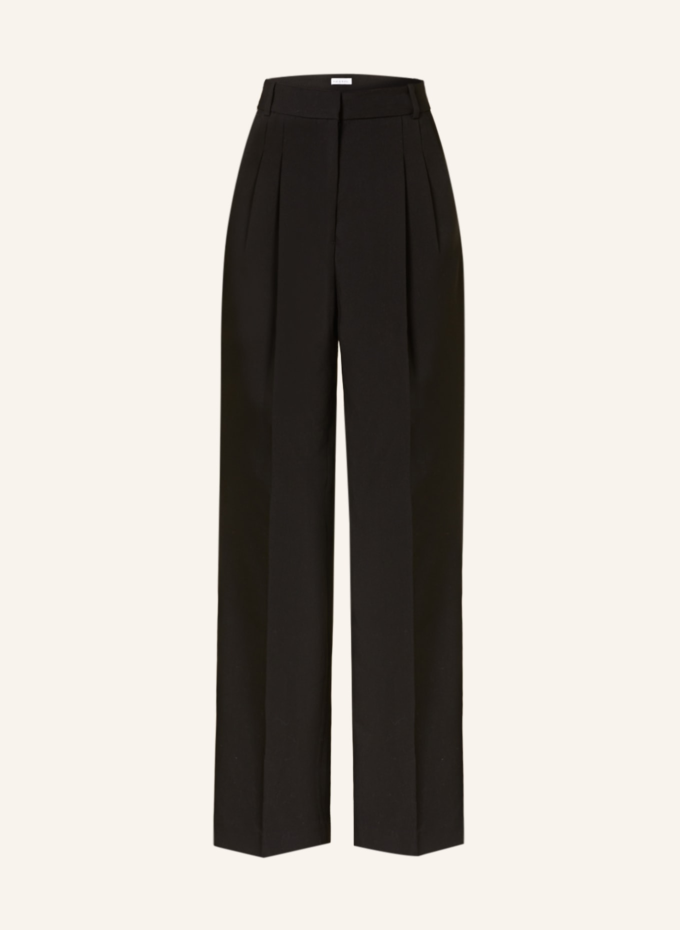 MRS & HUGS Wide leg trousers, Color: BLACK (Image 1)