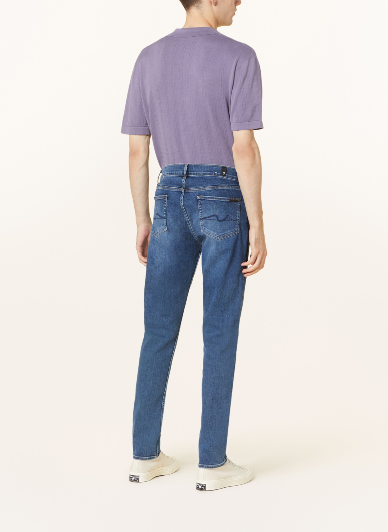 7 for all mankind Jeans SLIMMY TAPERED modern slim fit, Color: MID BLUE (Image 3)