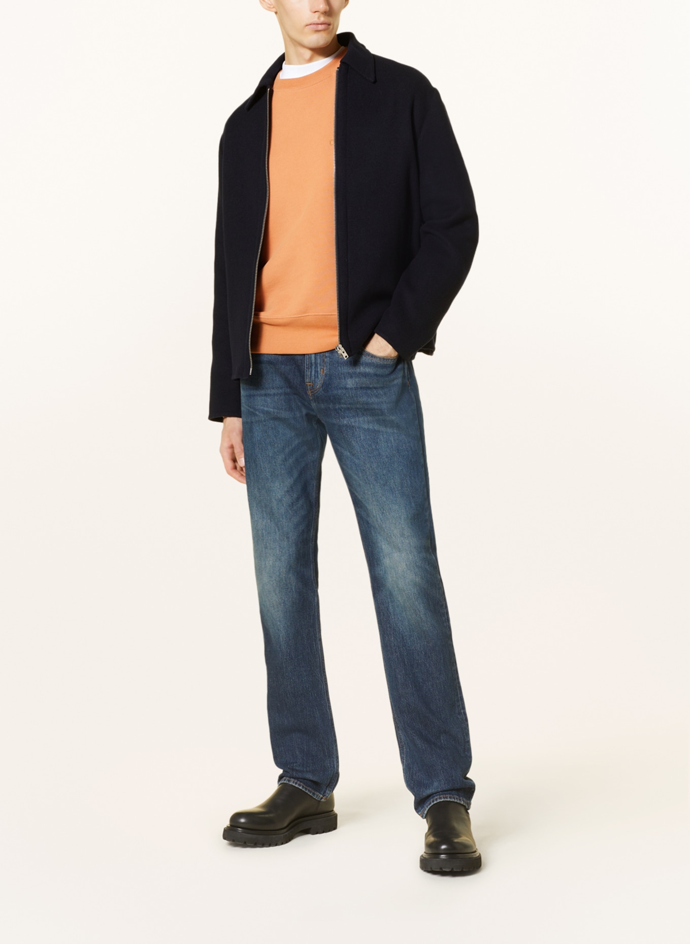 7 for all mankind Jeans THE STRAIGHT straight fit, Color: DARK BLUE (Image 2)
