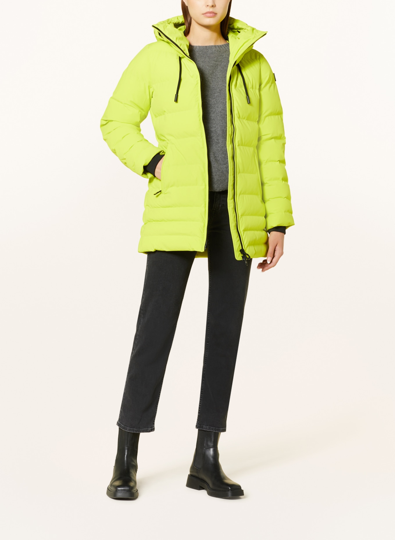 WELLENSTEYN Quilted jacket CORDOBA with SORONA®AURA insulation, Color: LIGHT GREEN (Image 2)