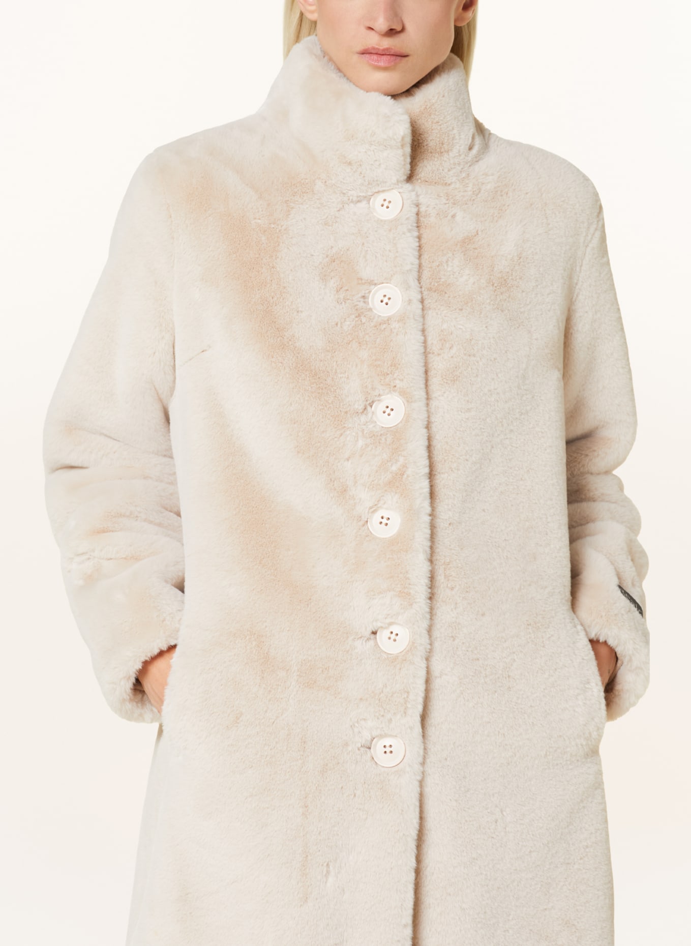 RINO & PELLE Teddy coat NONNA, Color: CREAM (Image 4)