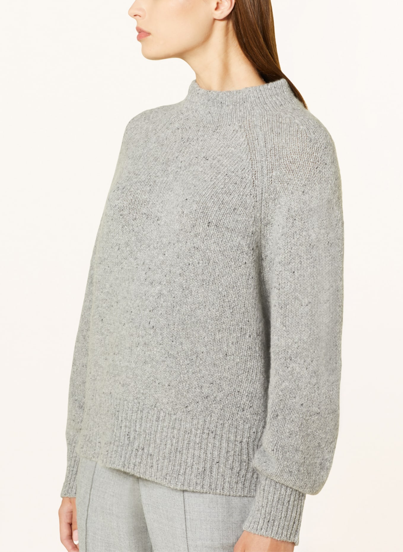windsor. Cashmere sweater, Color: GRAY (Image 4)