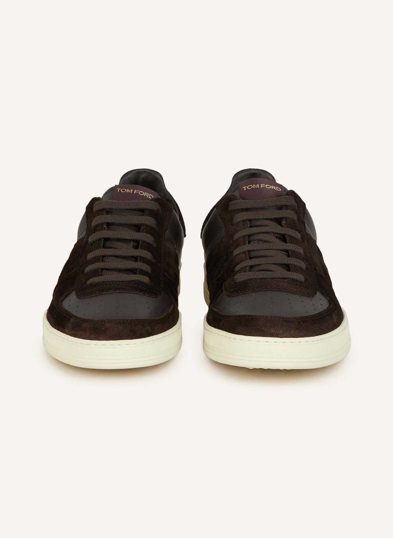 TOM FORD Sneakers RADCLIFFE, Color: DARK BROWN/ CREAM (Image 3)