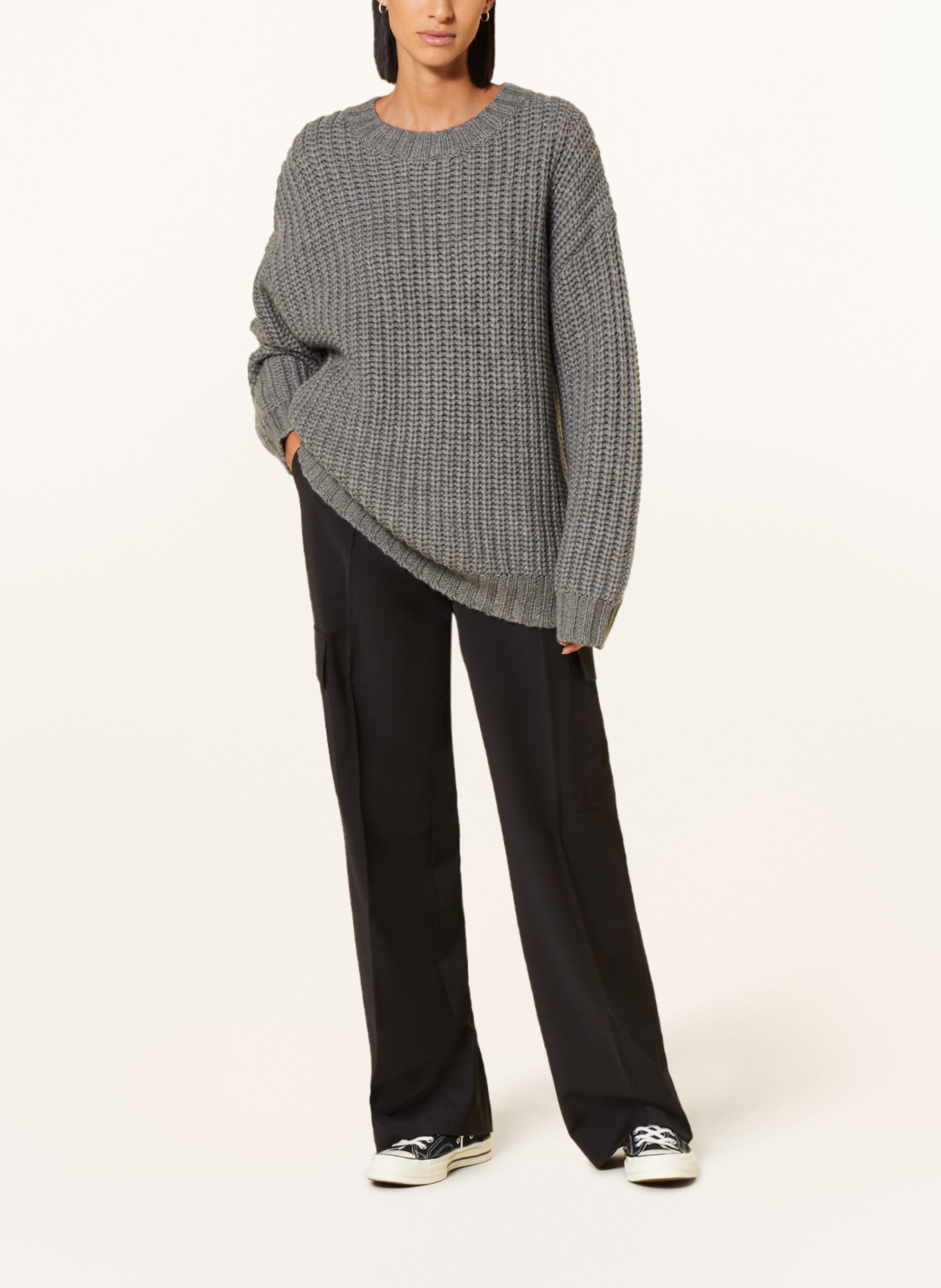 MRS & HUGS Pullover: DUNKELGRAU