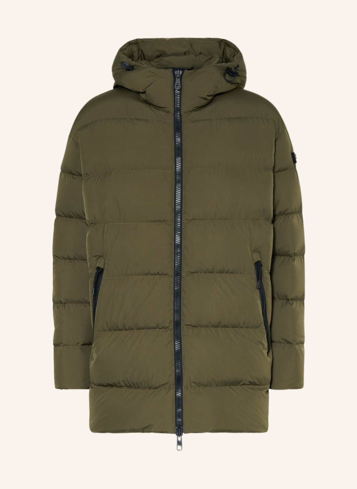 PEUTEREY Lightweight down jacket RESTONE, Color: OLIVE (Image 1)