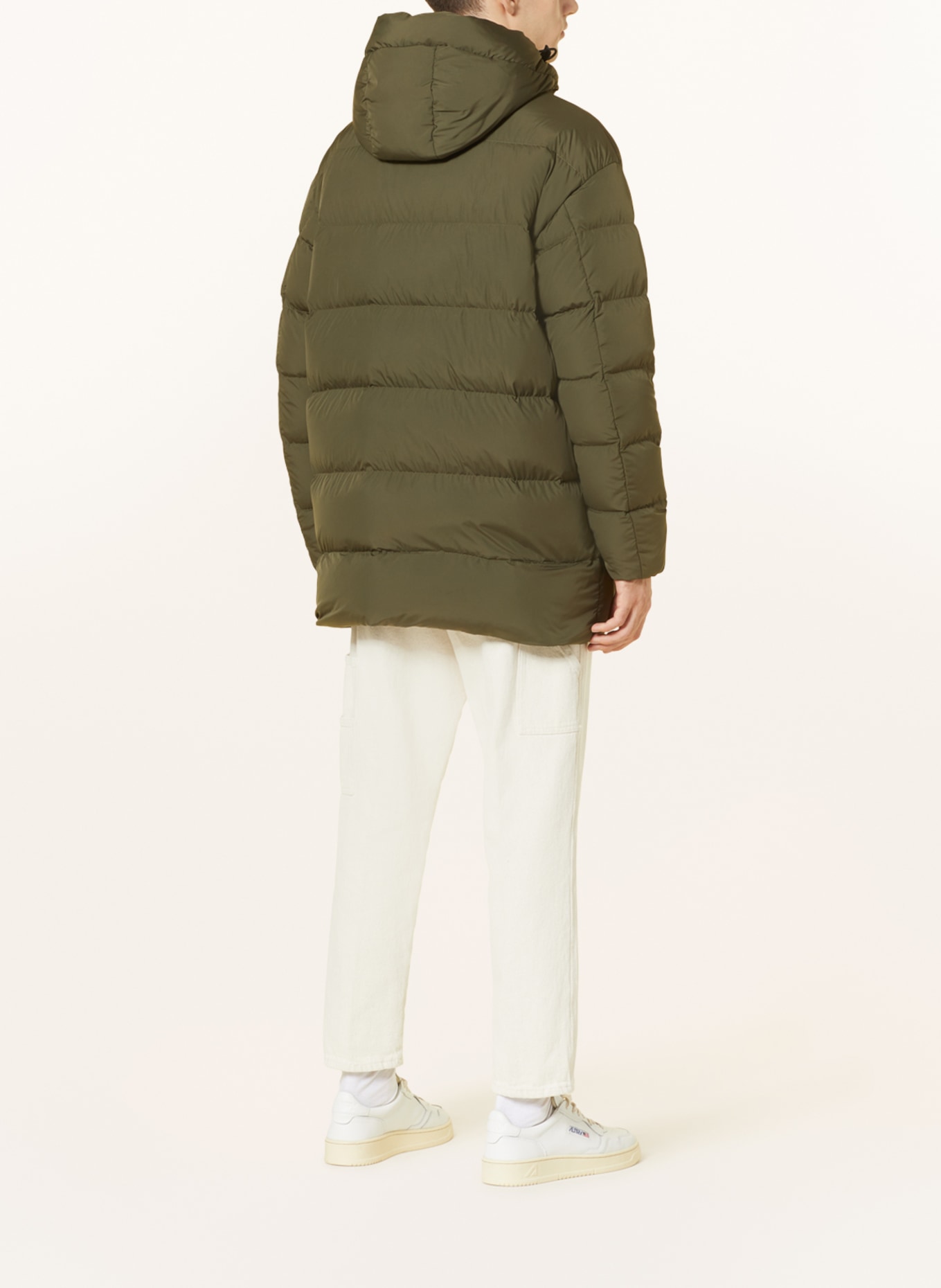 PEUTEREY Lightweight down jacket RESTONE, Color: OLIVE (Image 3)