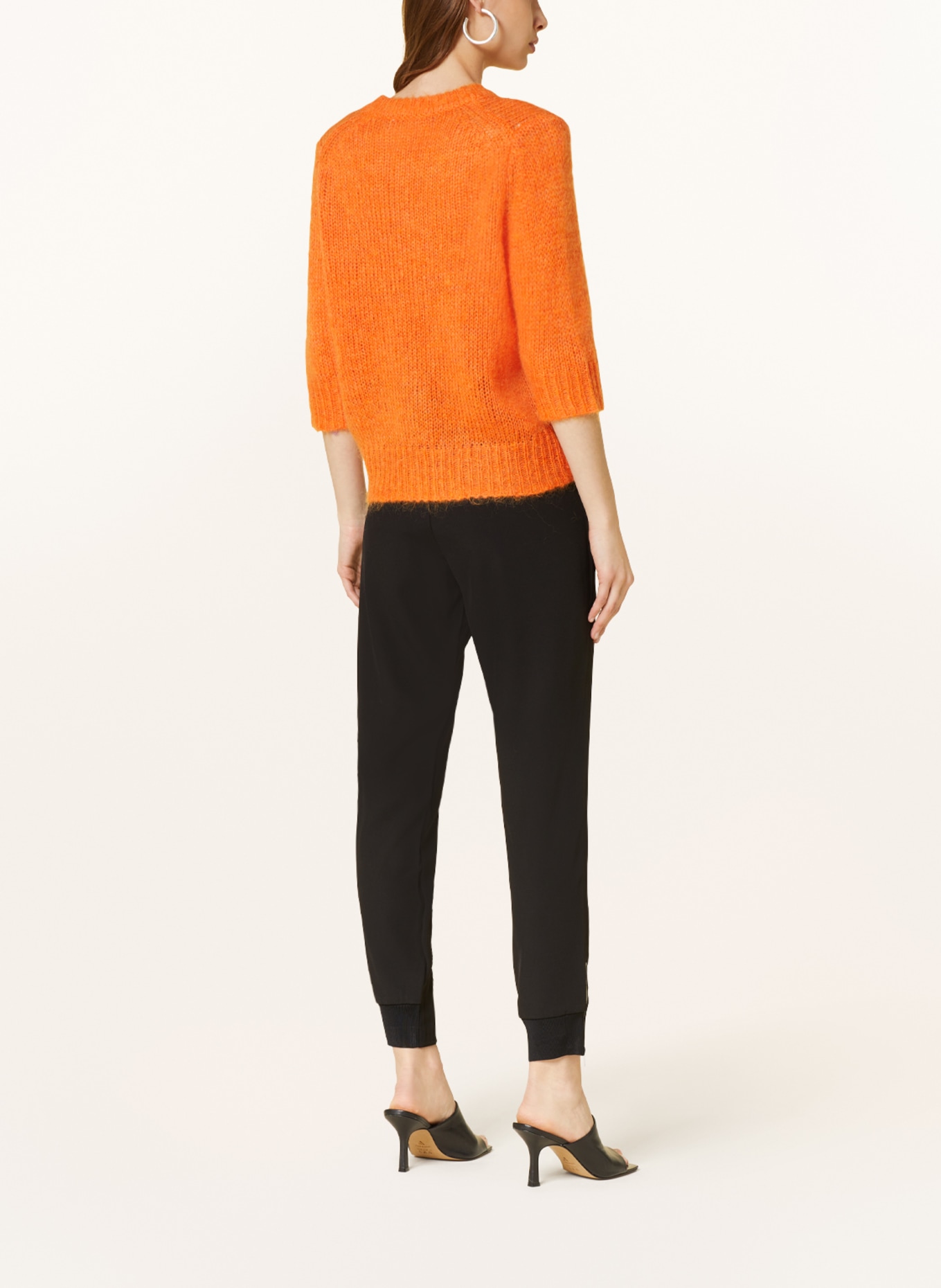 InWear Sweater LOLEIW with 3/4 sleeves and mohair, Color: ORANGE (Image 3)
