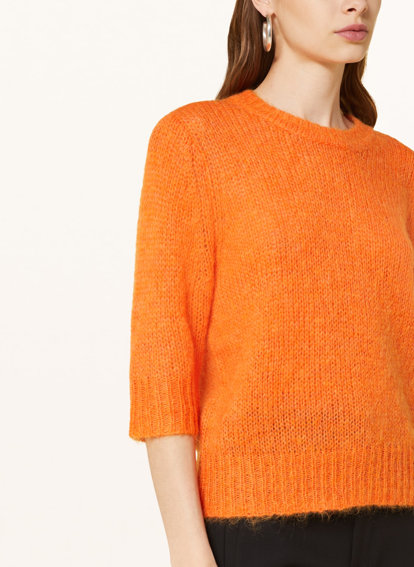 InWear Sweater LOLEIW with 3/4 sleeves and mohair, Color: ORANGE (Image 4)