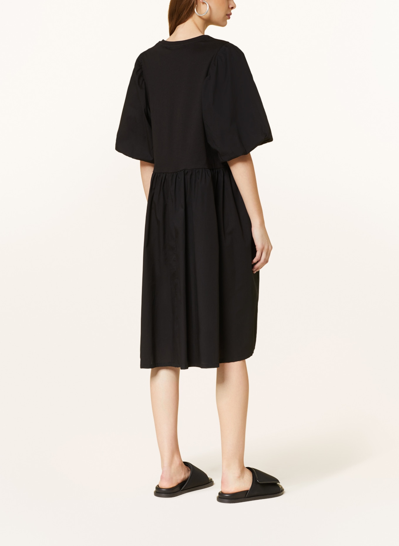 InWear Dress KISUMELIW in mixed materials, Color: BLACK (Image 3)