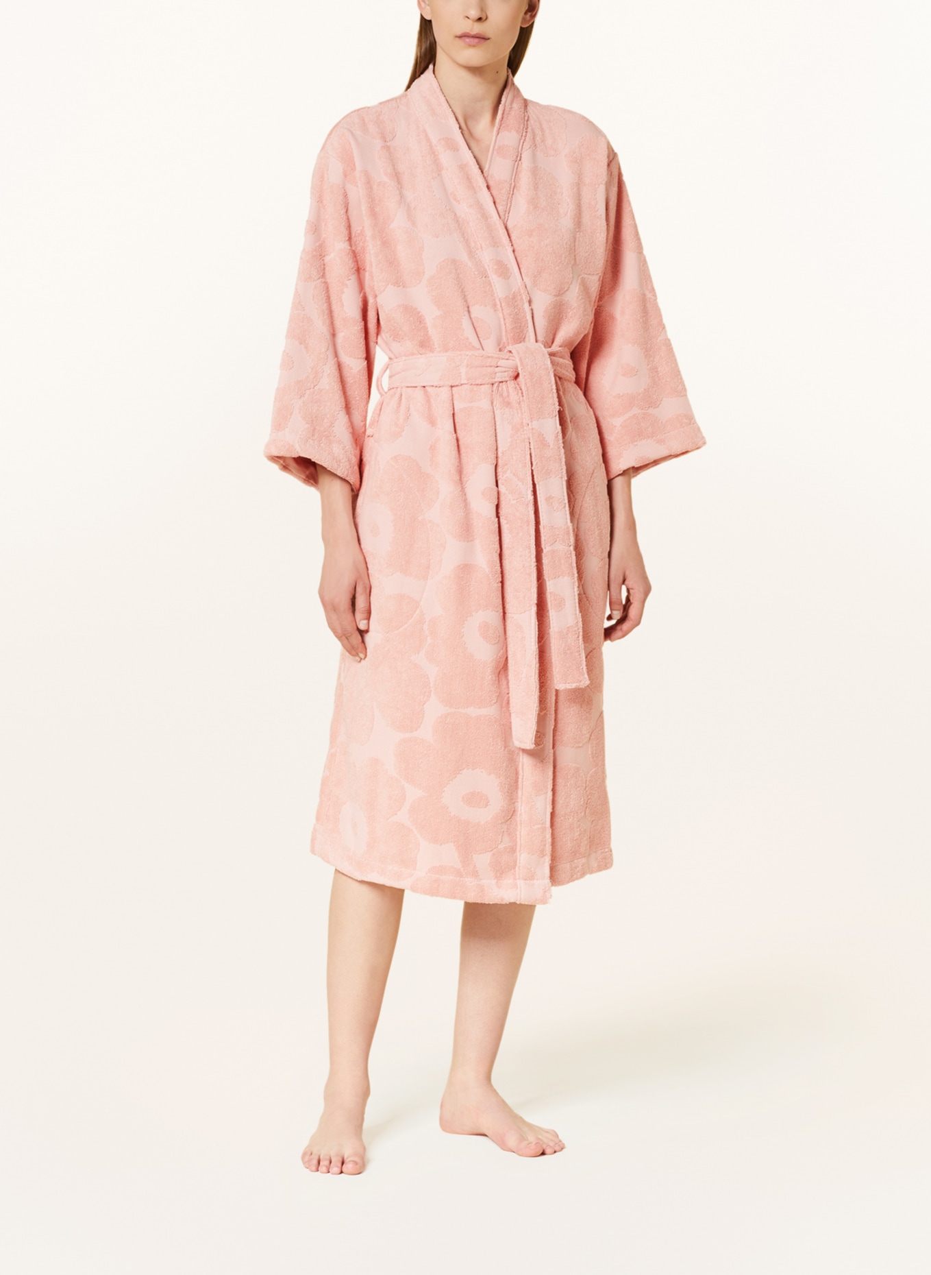 marimekko Unisex bathrobe PIENI UNIKKO, Color: LIGHT ORANGE (Image 2)