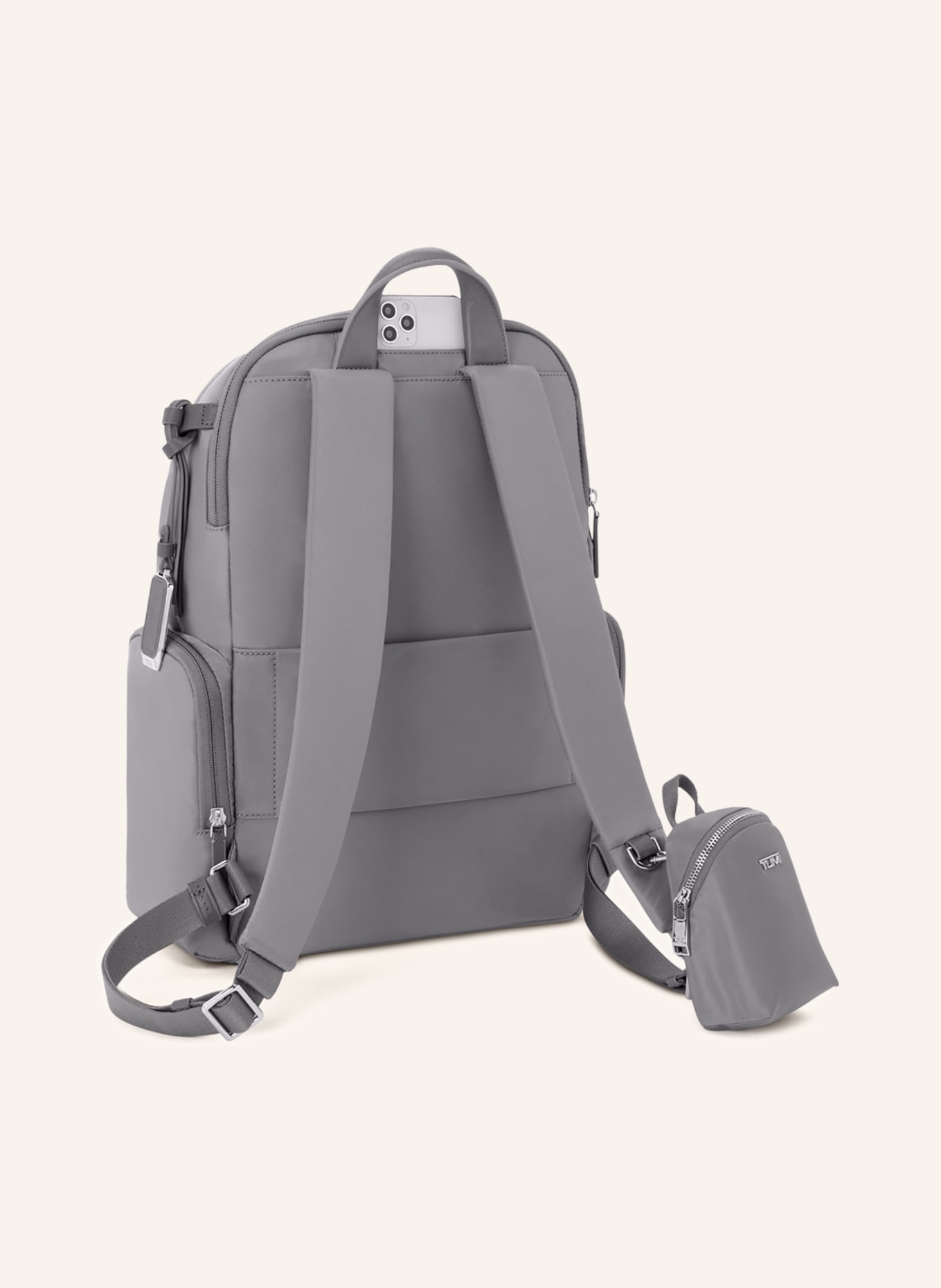 TUMI VOYAGEUR backpack CELINA, Color: GRAY (Image 2)