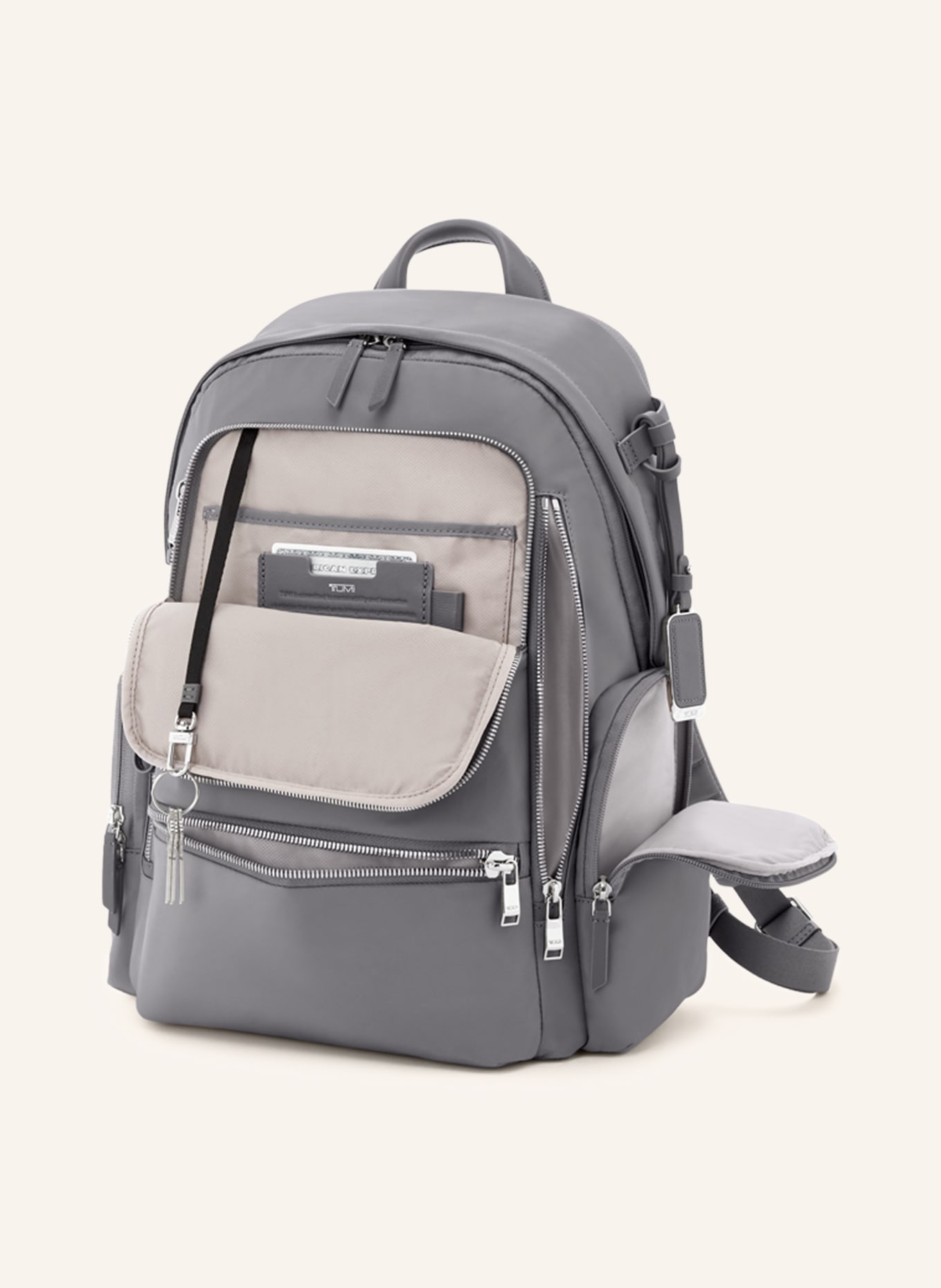 TUMI VOYAGEUR backpack CELINA, Color: GRAY (Image 5)