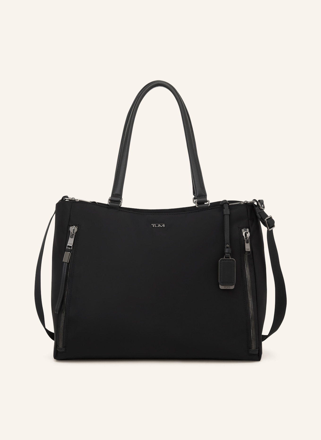 TUMI VOYAGEUR handbag VALETTA LARGE with laptop compartment, Color: BLACK (Image 1)