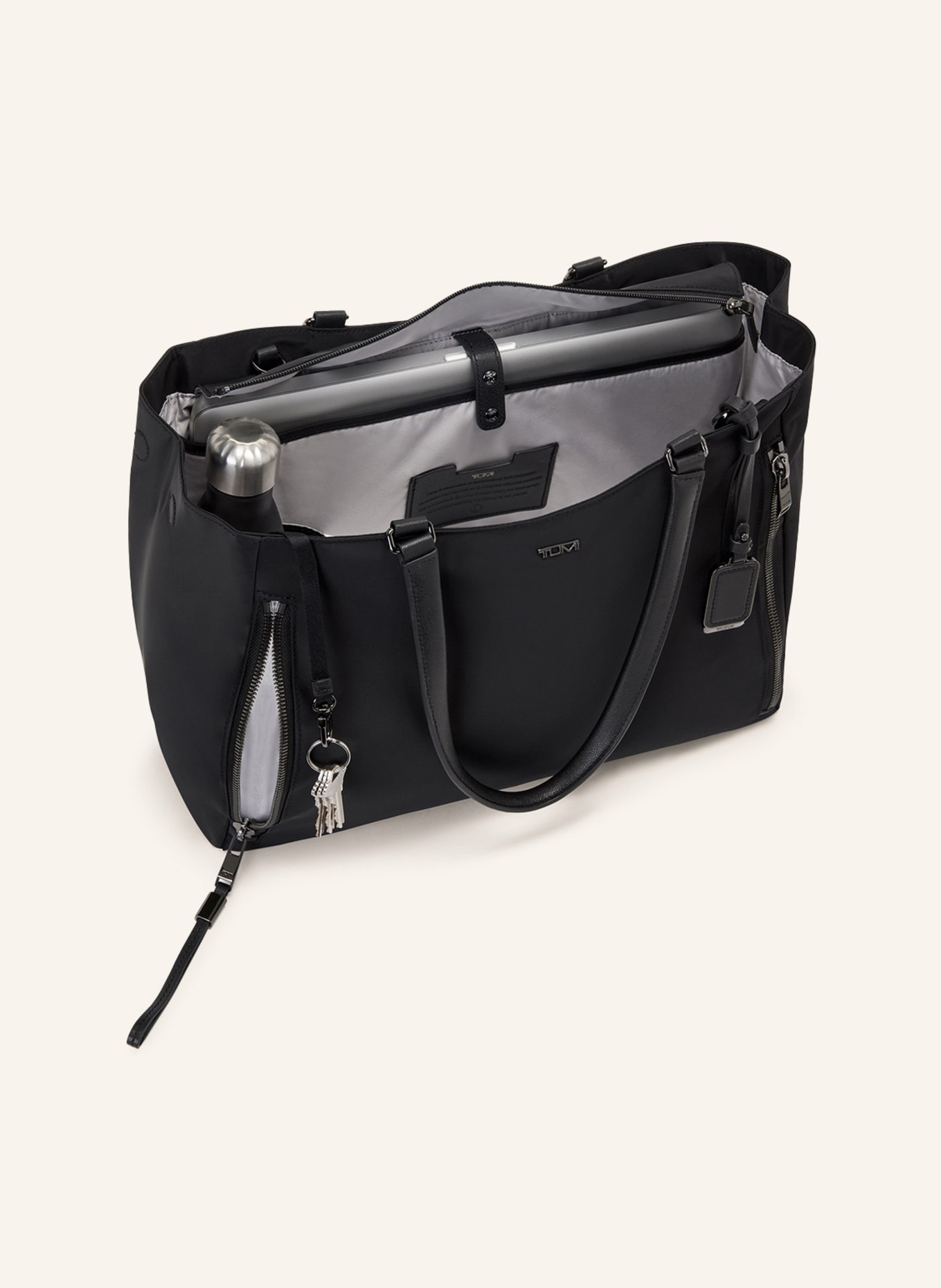 TUMI VOYAGEUR handbag VALETTA LARGE with laptop compartment, Color: BLACK (Image 2)