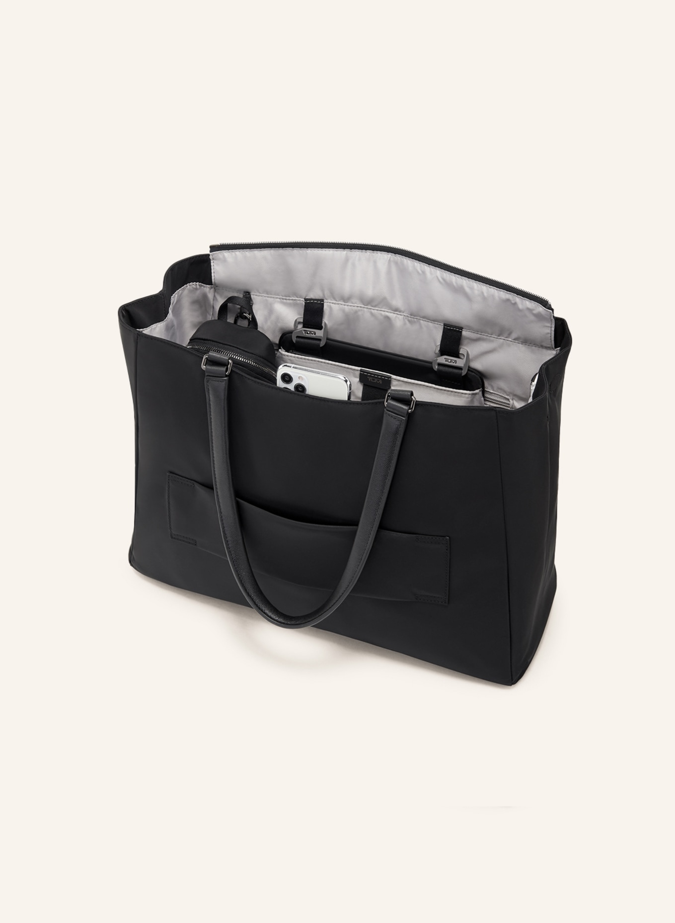 TUMI VOYAGEUR handbag VALETTA LARGE with laptop compartment, Color: BLACK (Image 4)