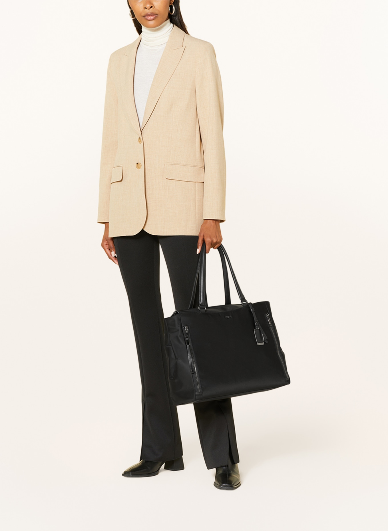 TUMI VOYAGEUR handbag VALETTA LARGE with laptop compartment, Color: BLACK (Image 6)