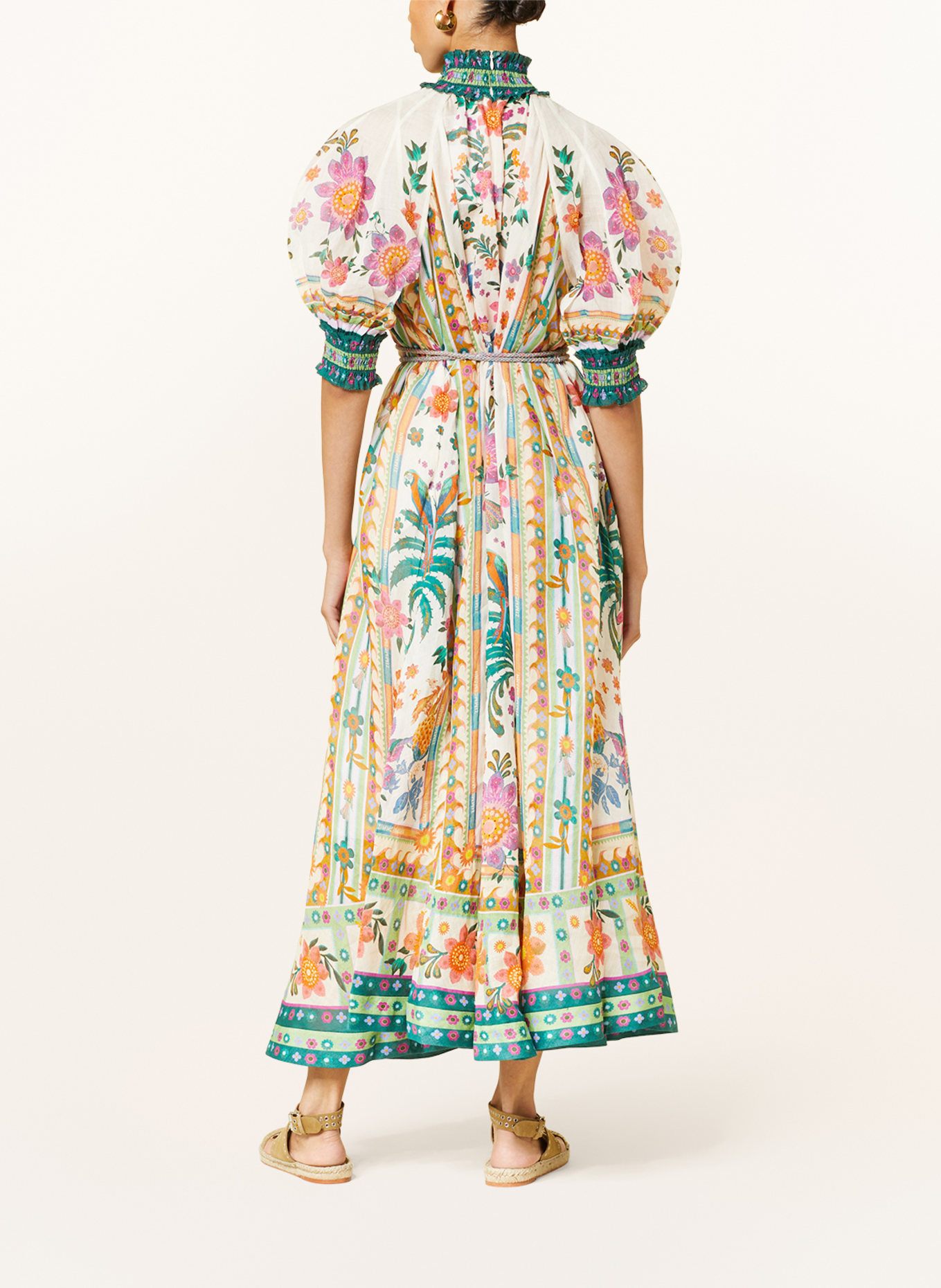 ZIMMERMANN Kleid GINGER, Farbe: CREME/ PETROL/ FUCHSIA (Bild 3)